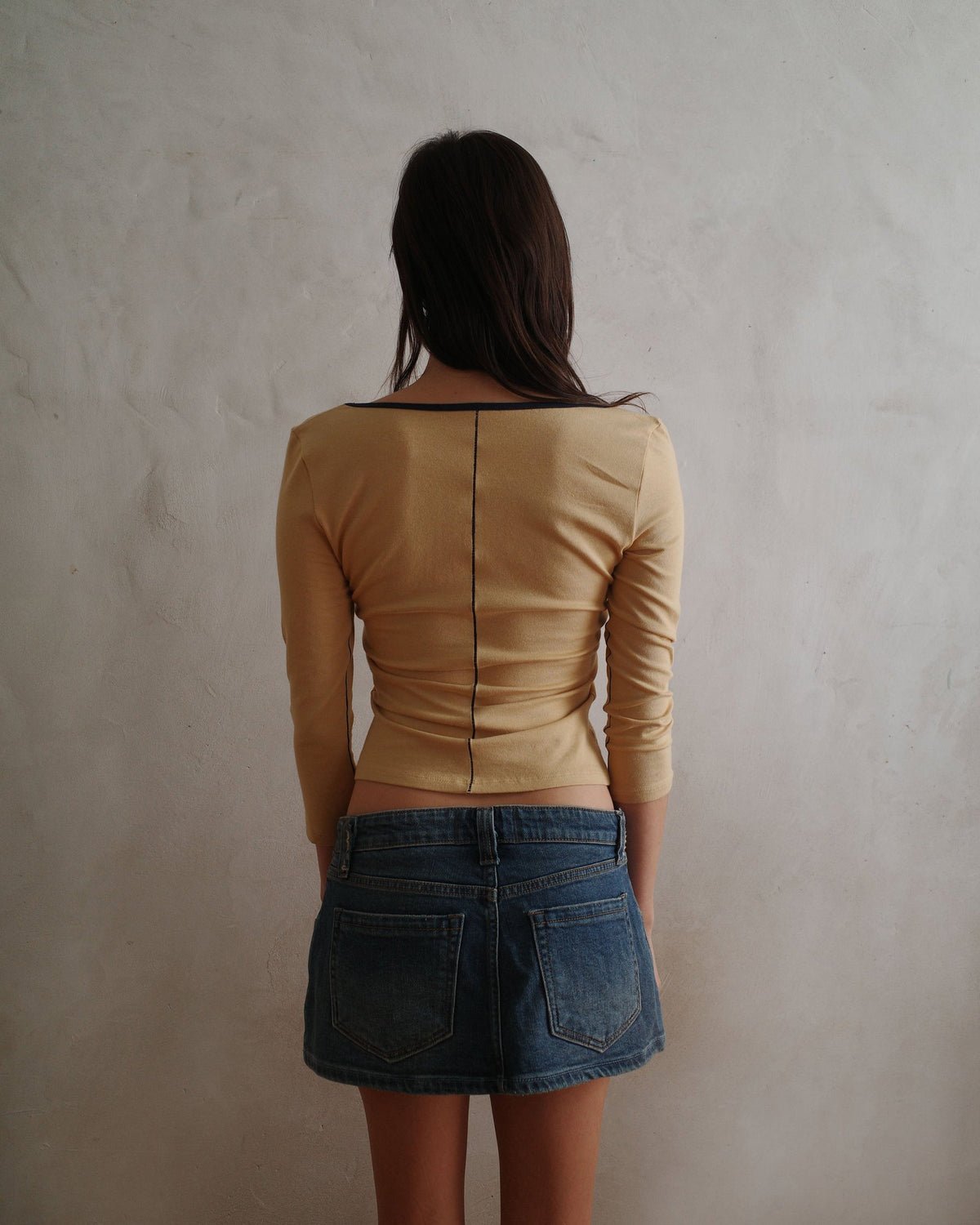 DAISY top - yellow