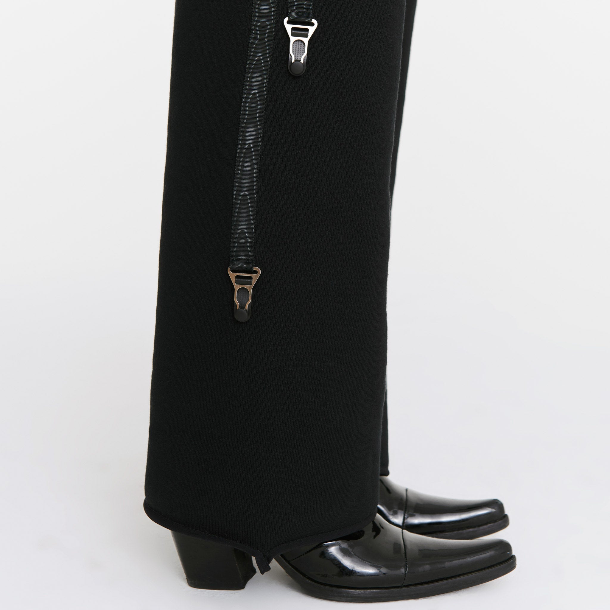 Moiré Sweatpants in Black