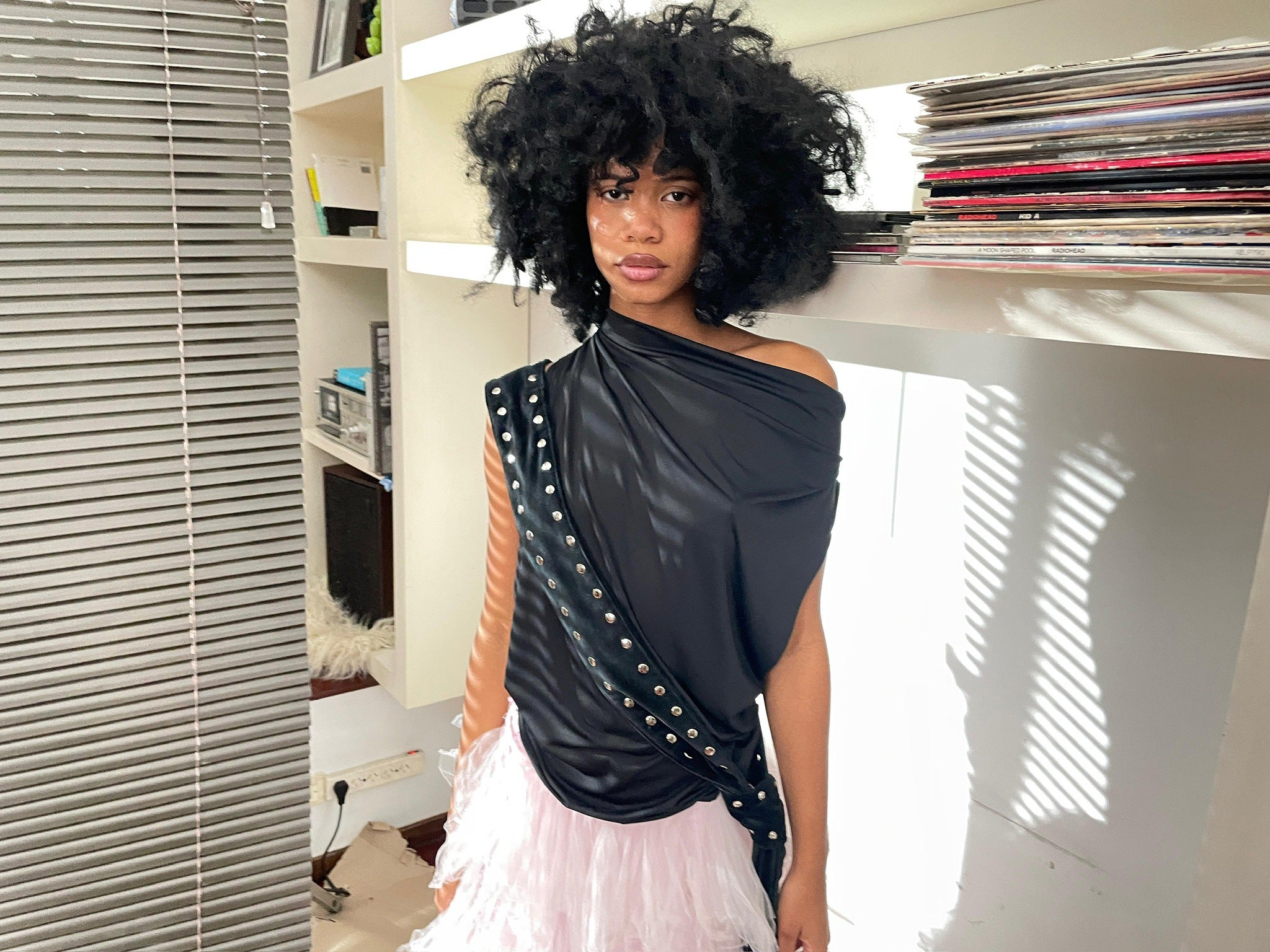 Buche top and pant in Black