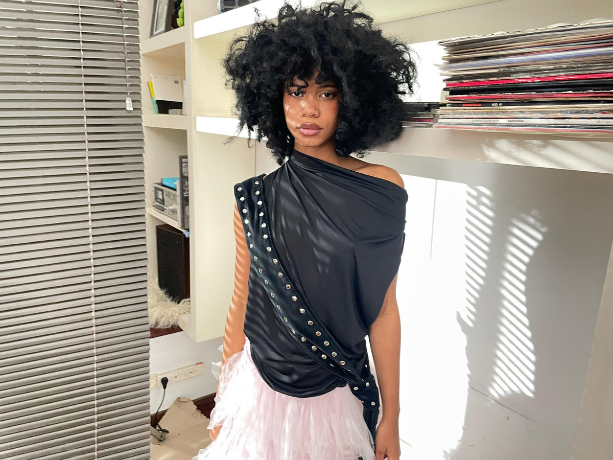 Buche top and pant in Black