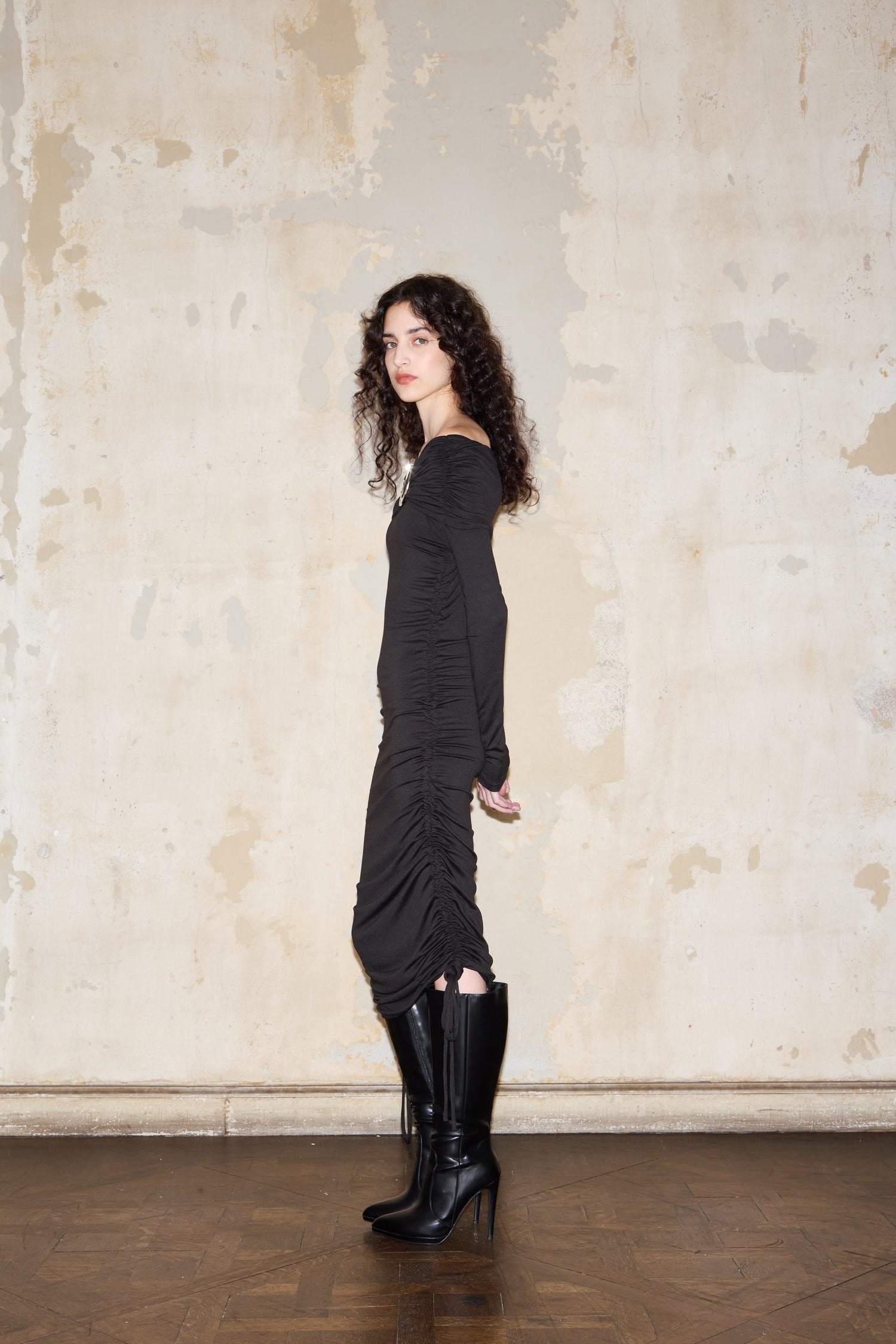 BUCARELLI DRESS BLACK