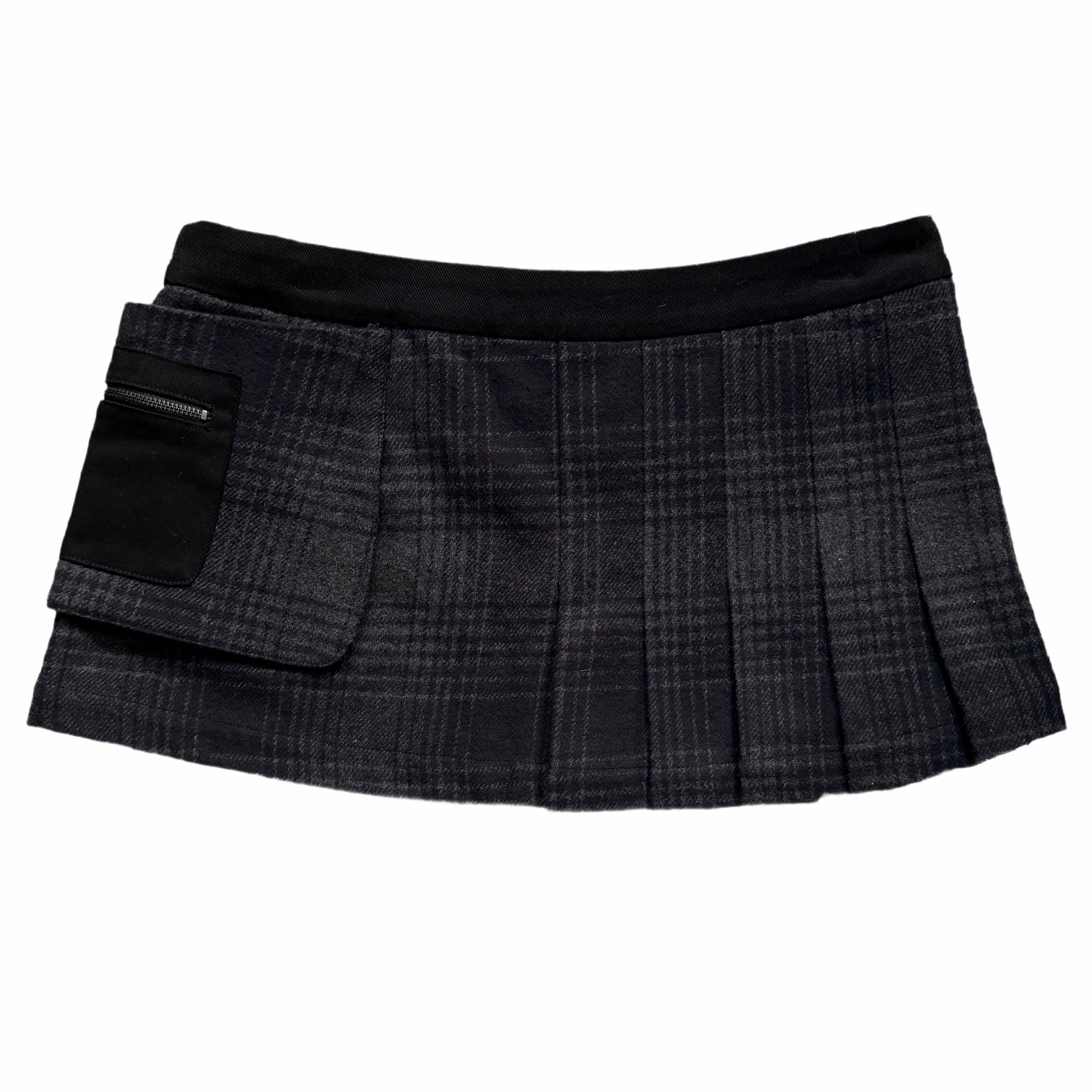 Horizon Half Pleat Mini Skirt
