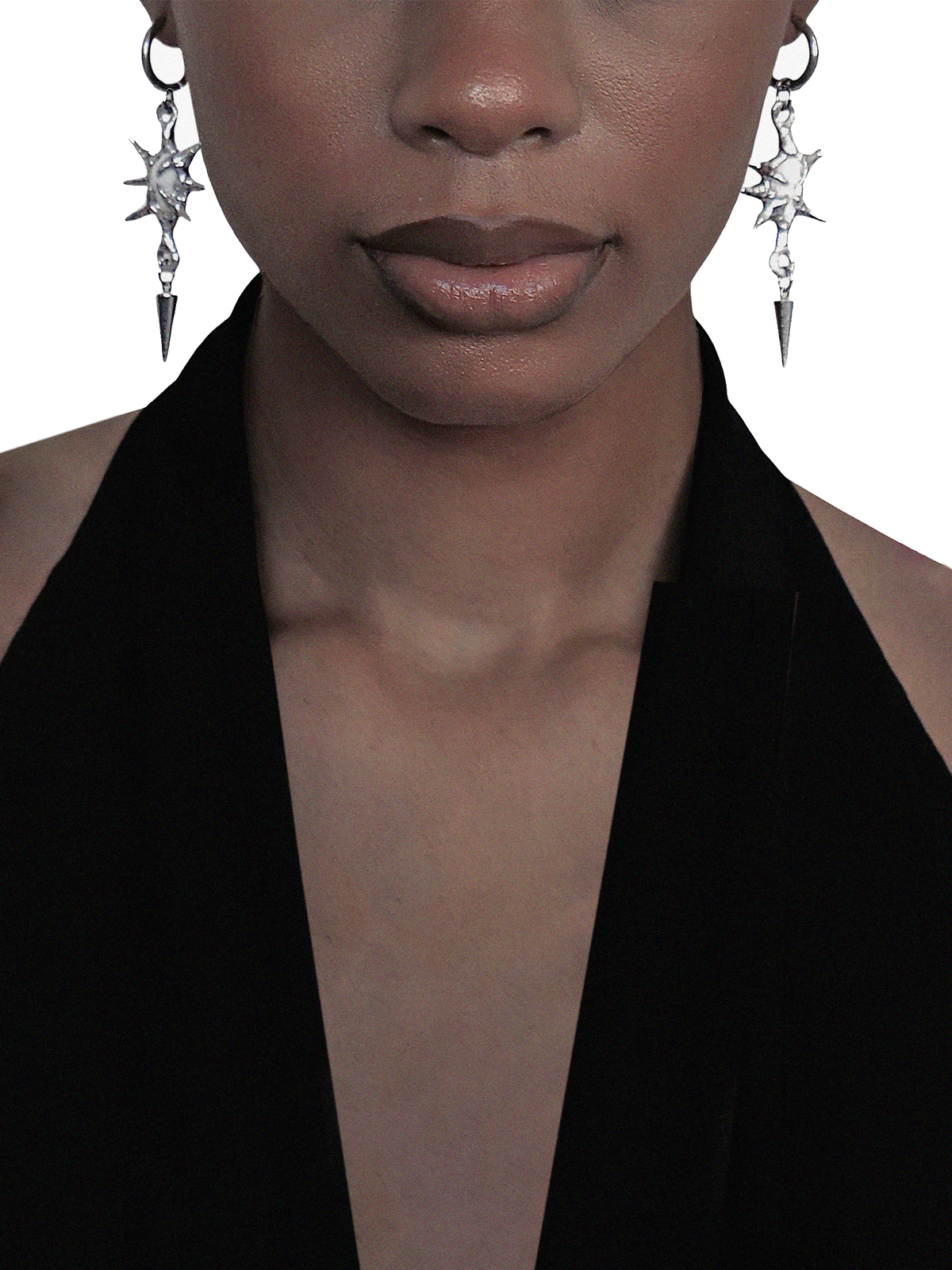 Spiky Shell Earrings