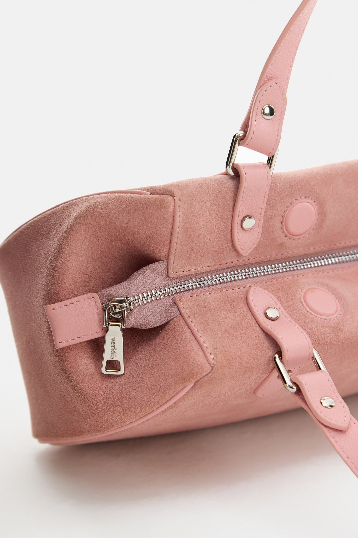 Suede pink Berlinesa bag