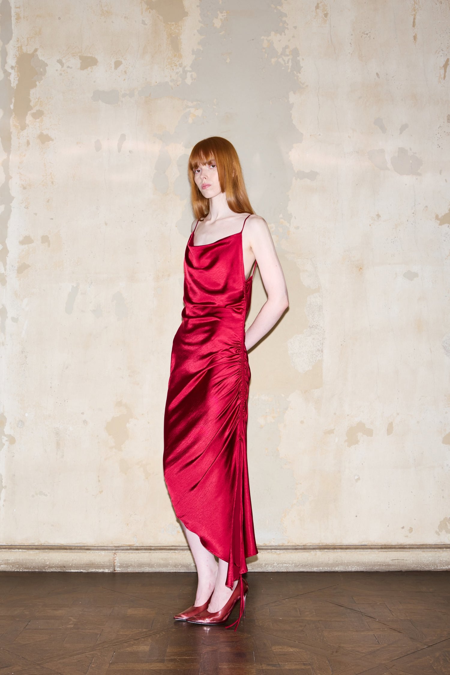 BABY DOLL DRESS BORDEAUX