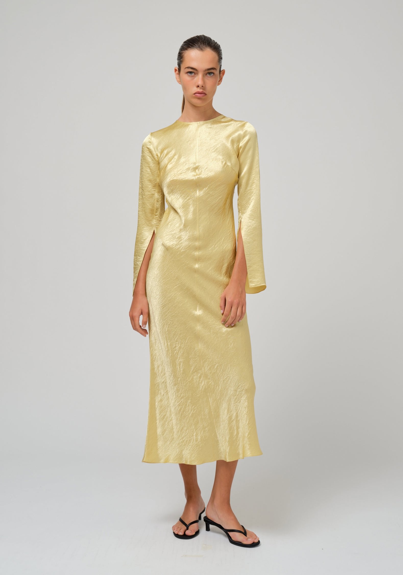 RUSLANA DRESS-YELLOW