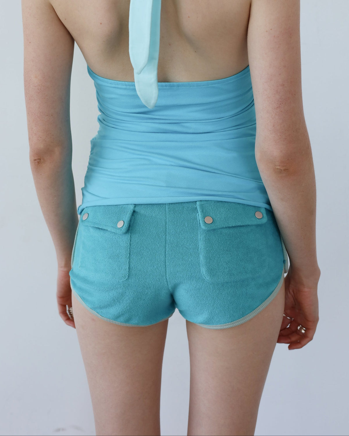 BIBI terry shorts - blue