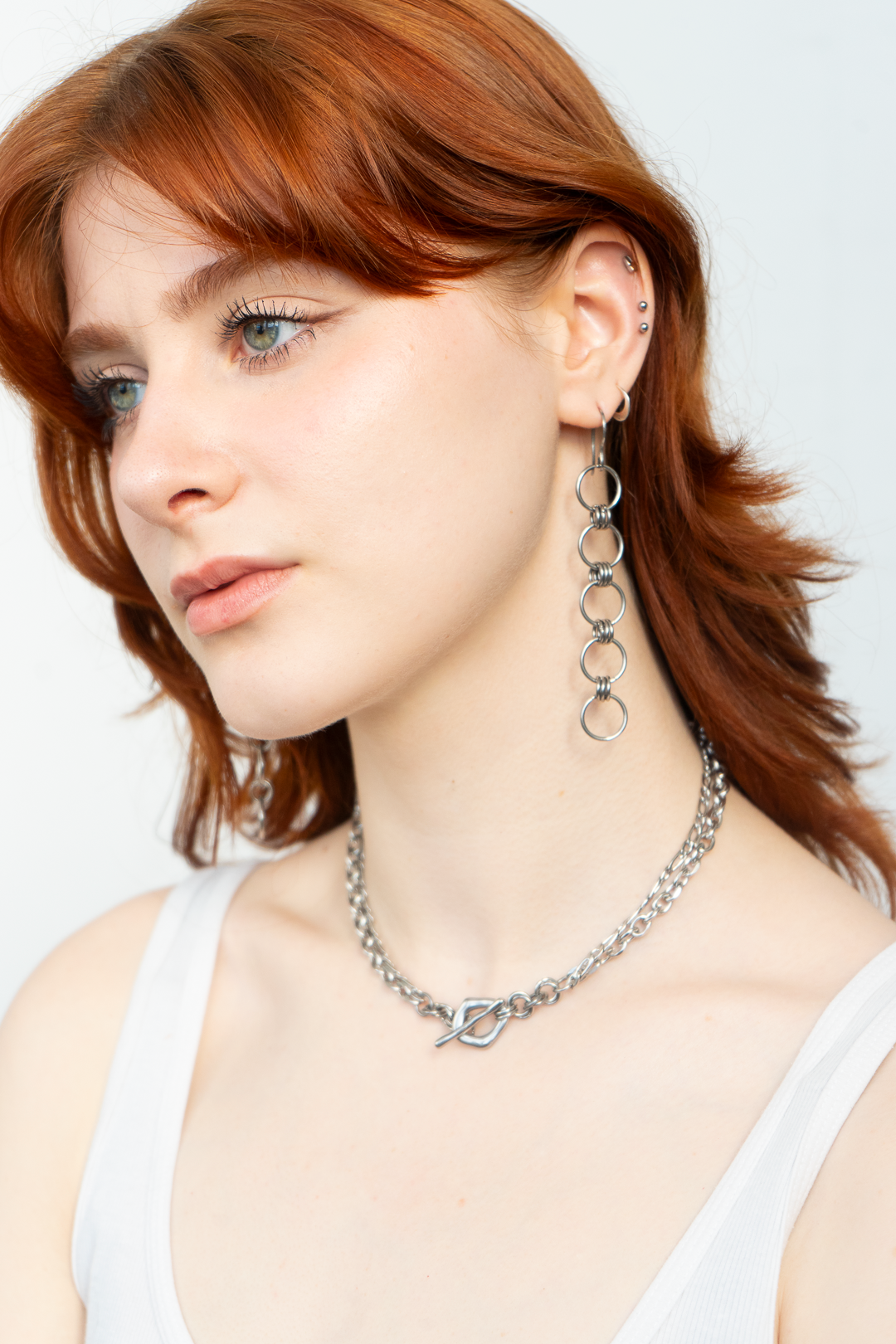 The Sable - Sculptural Toggle Choker