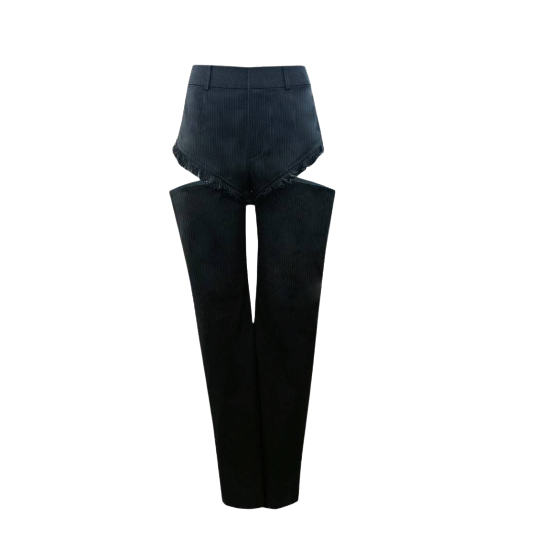 Hand-Frayed Hot Pants