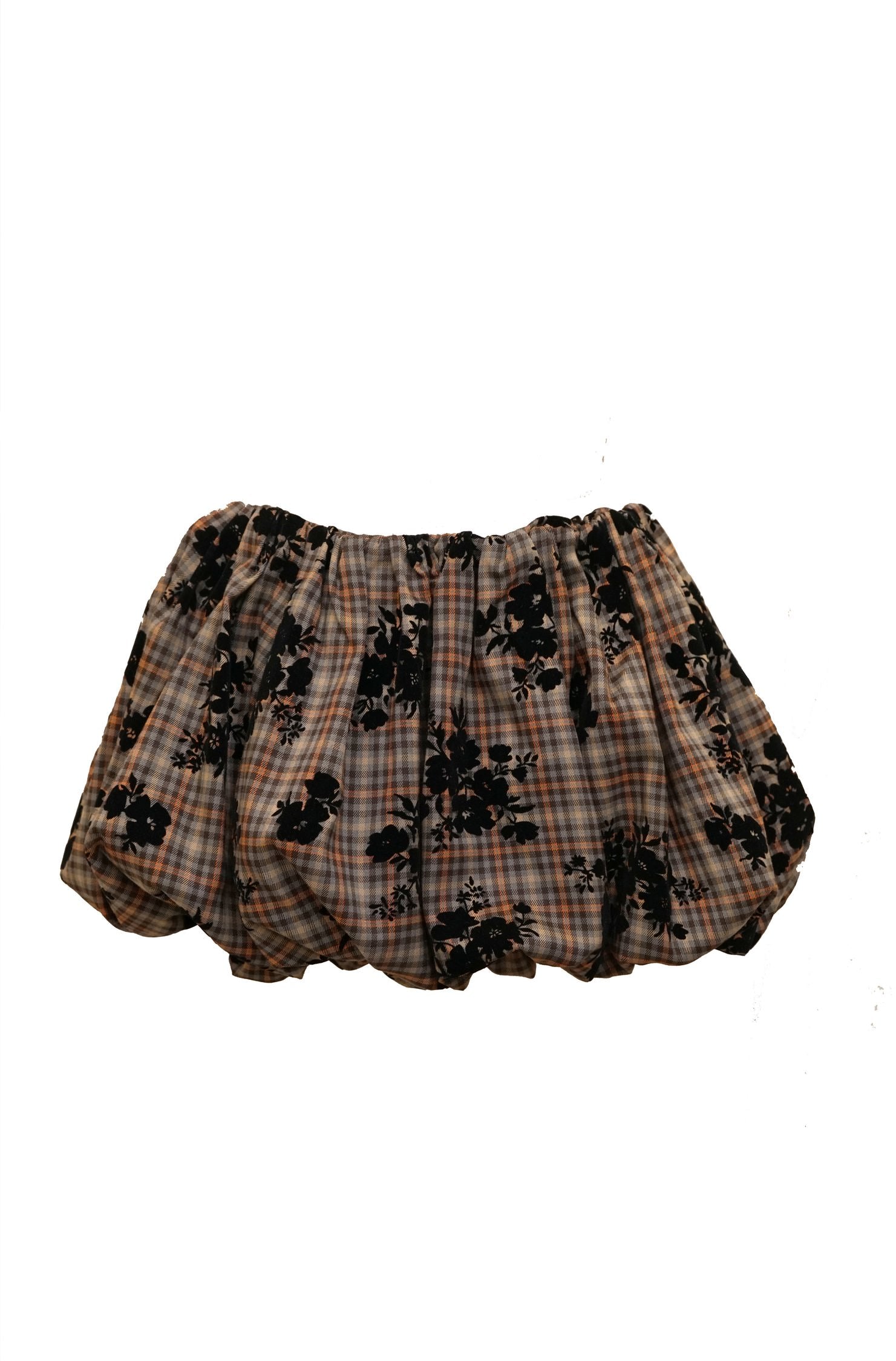 Classy check muffin skort