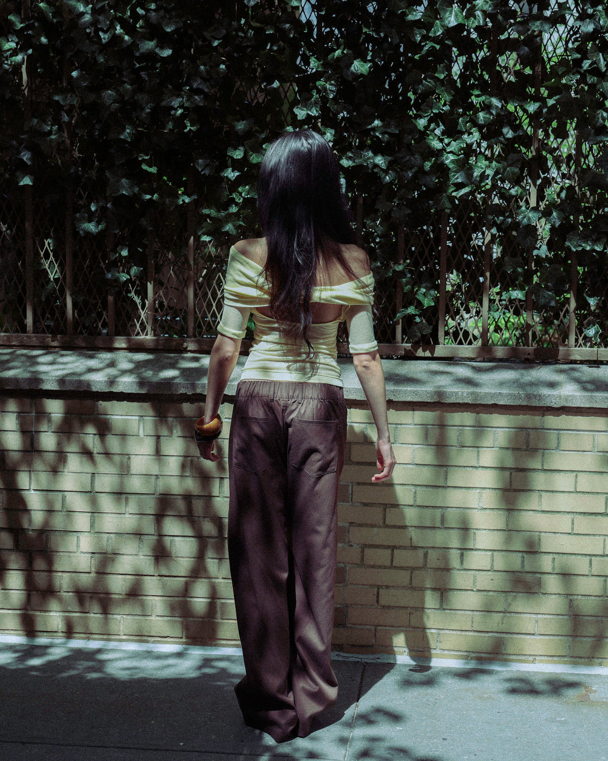 THEA pant - rich brown