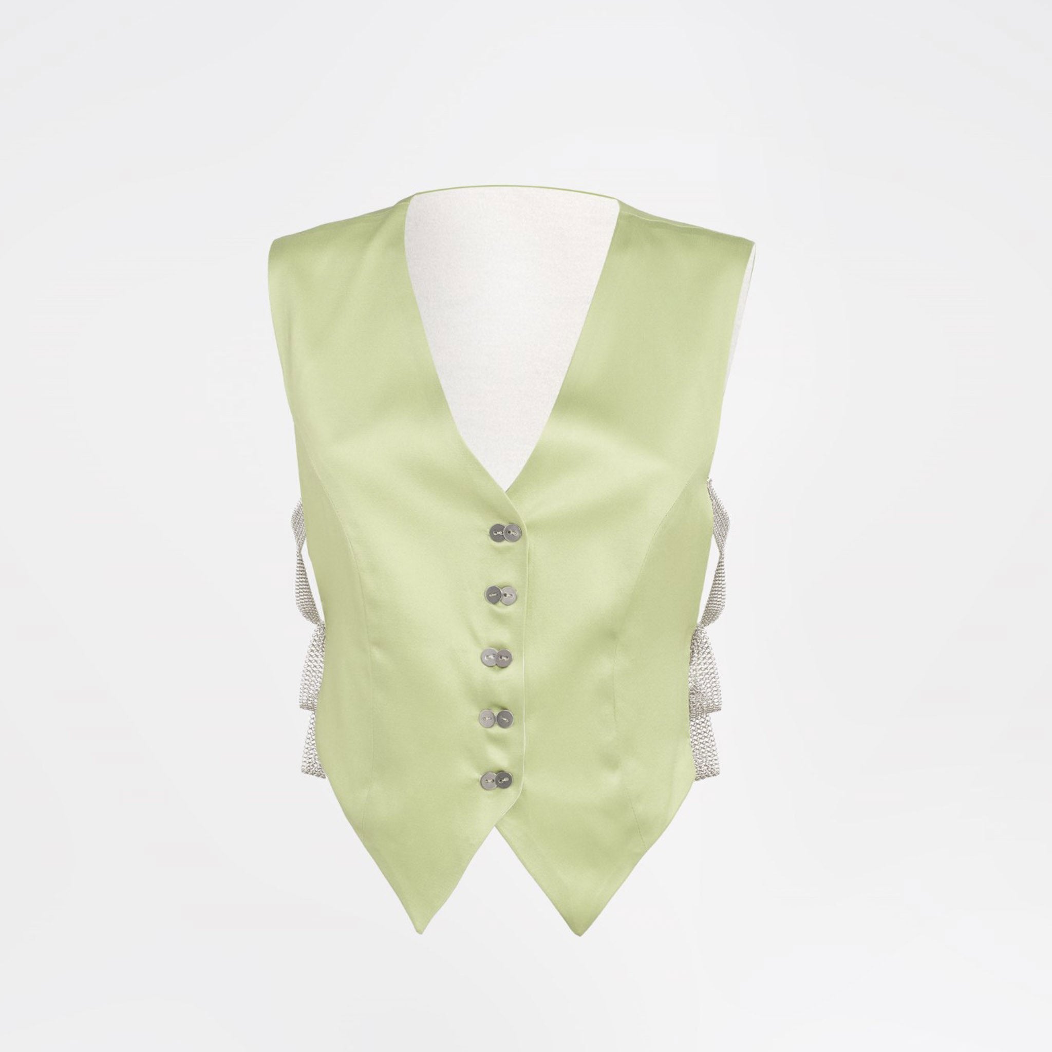 The Vest in Matcha Green