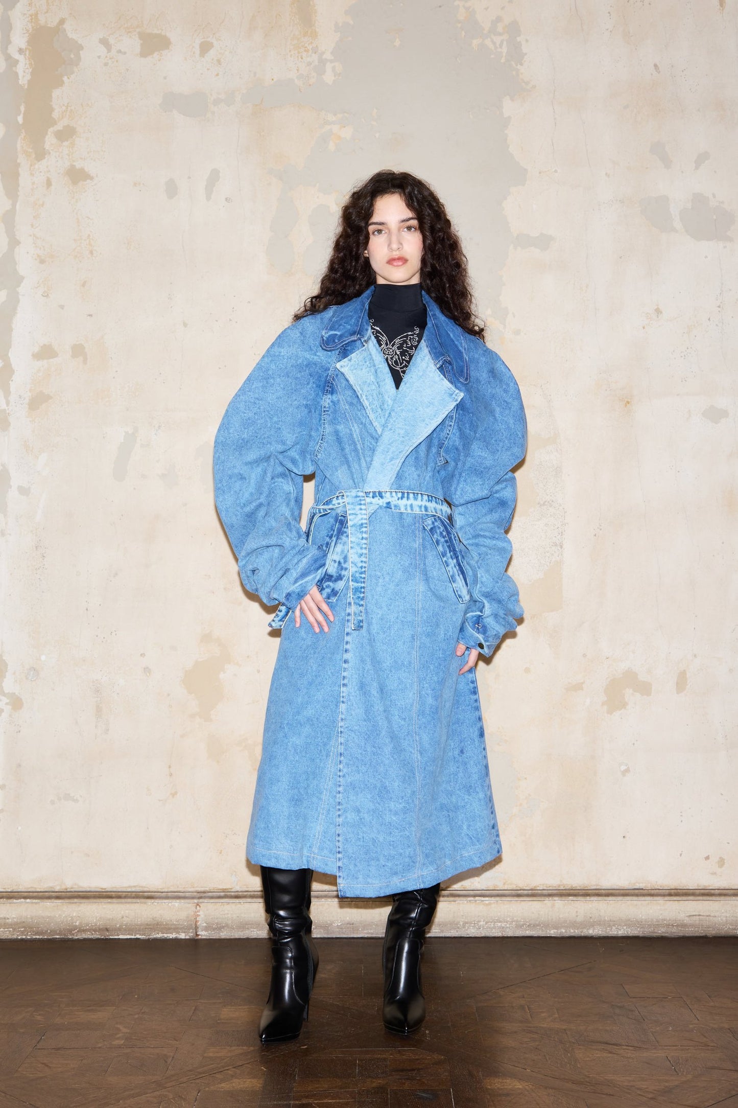 TRENCH TEMPLE DENIM