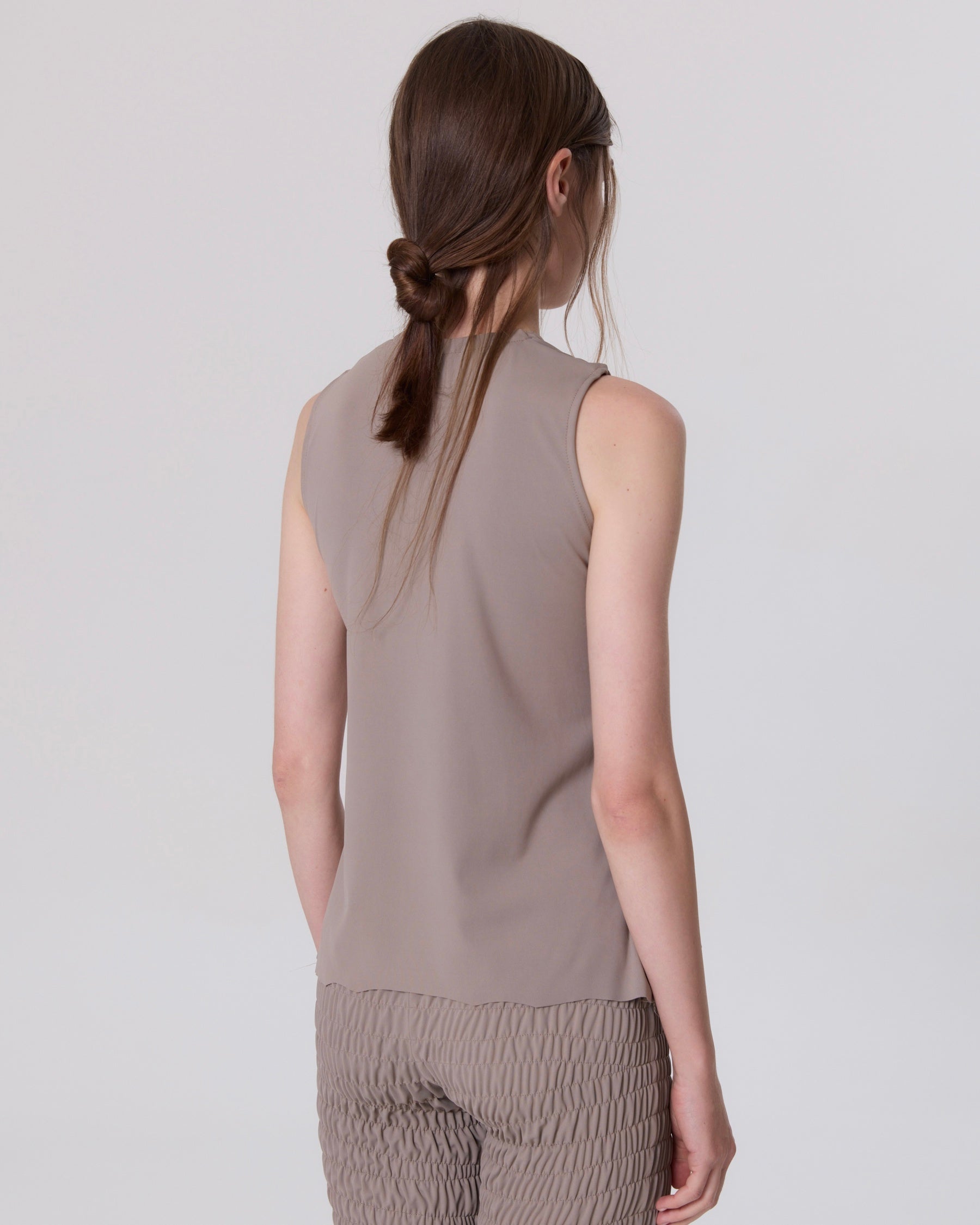 TORIO taupe top