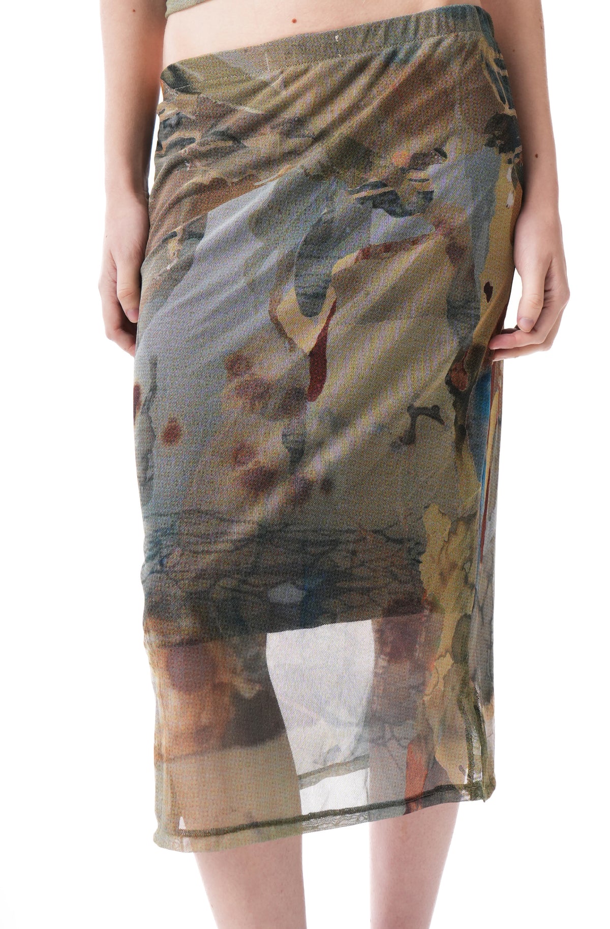 KINTSUGI MIDI SKIRT
