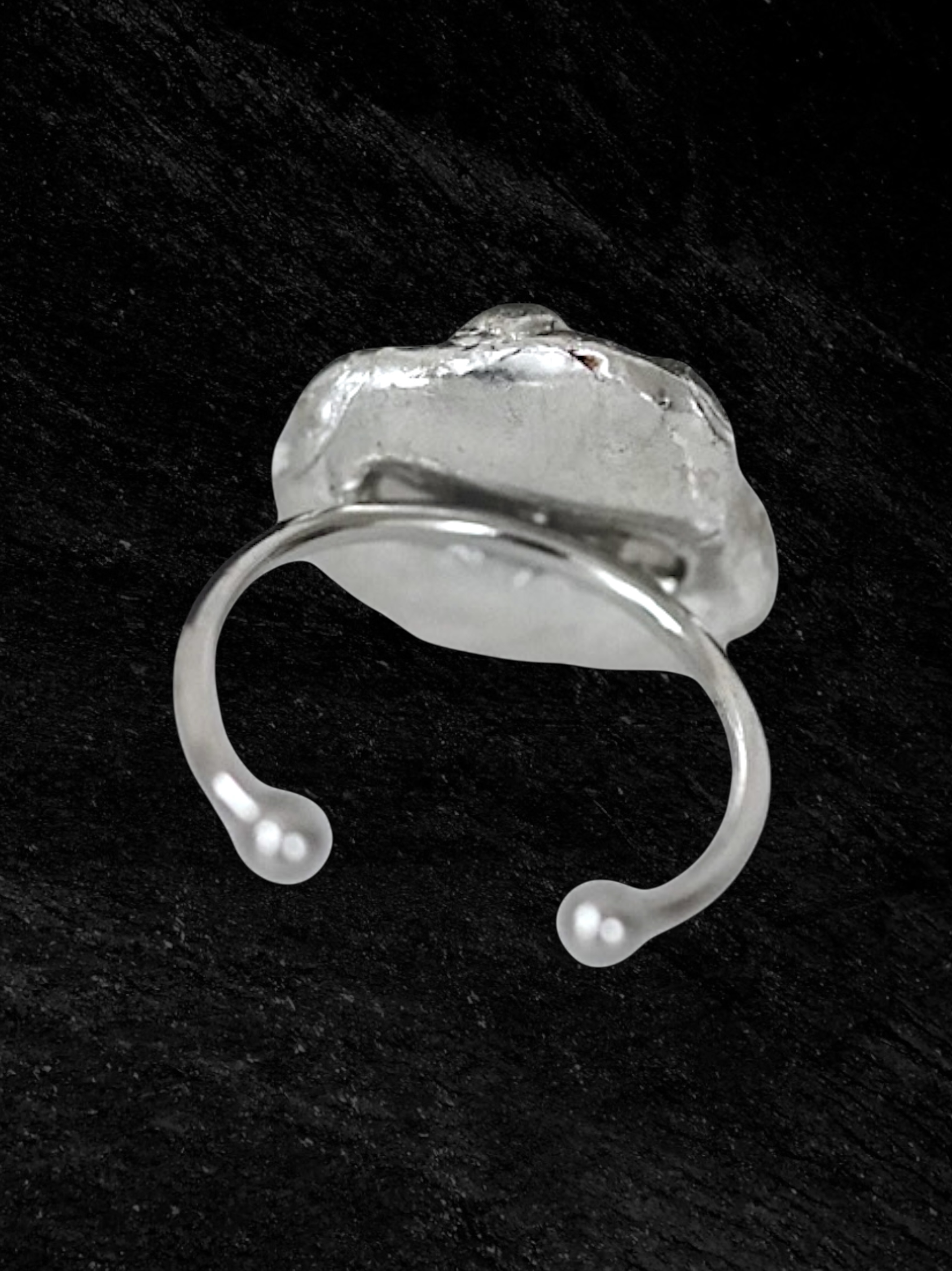 Pink Caged Shell Ring