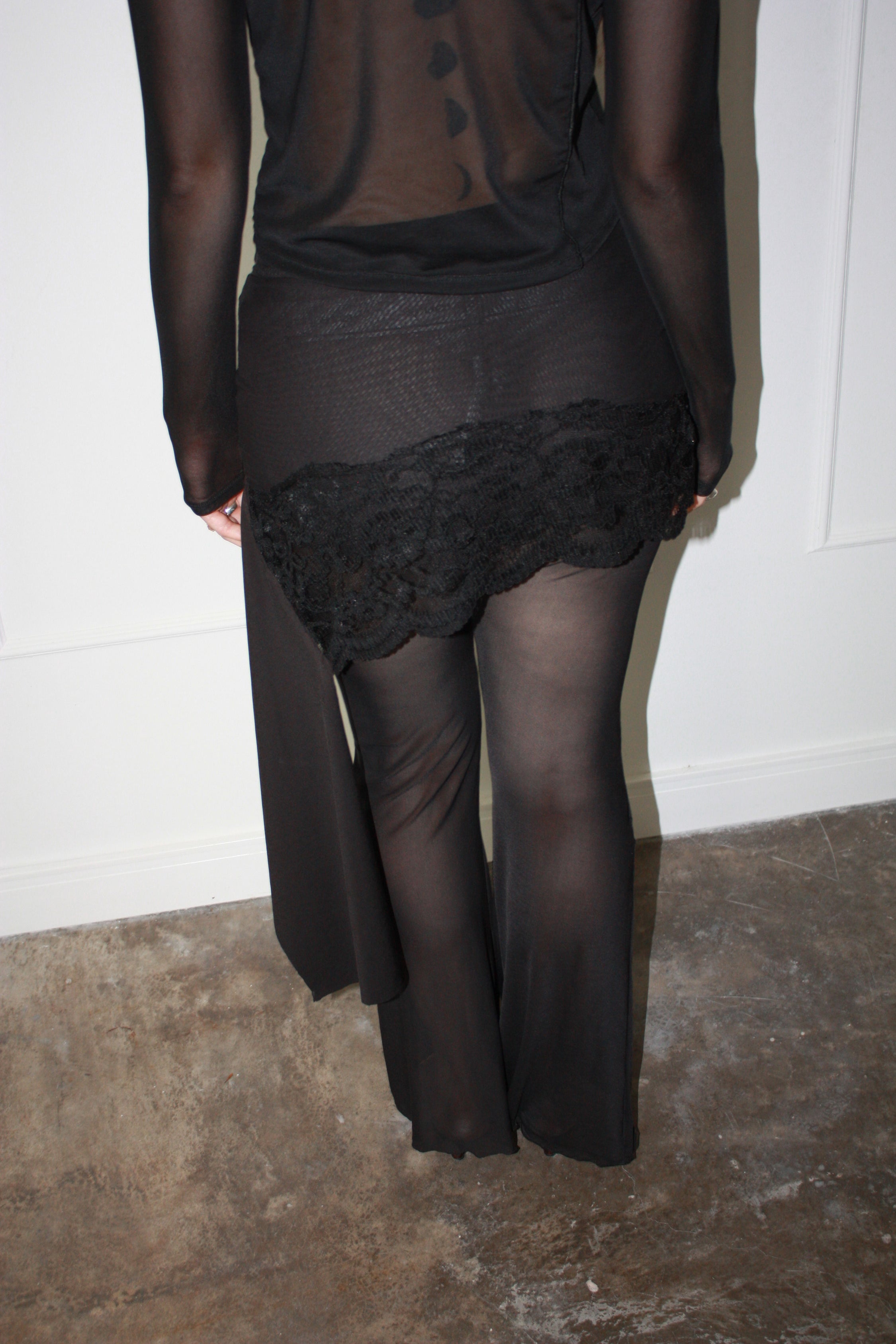 Pant-Skirt Mesh Arete & Nuda Collab