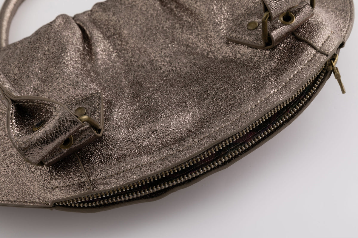 The Croissant Bag Metallic Bronze