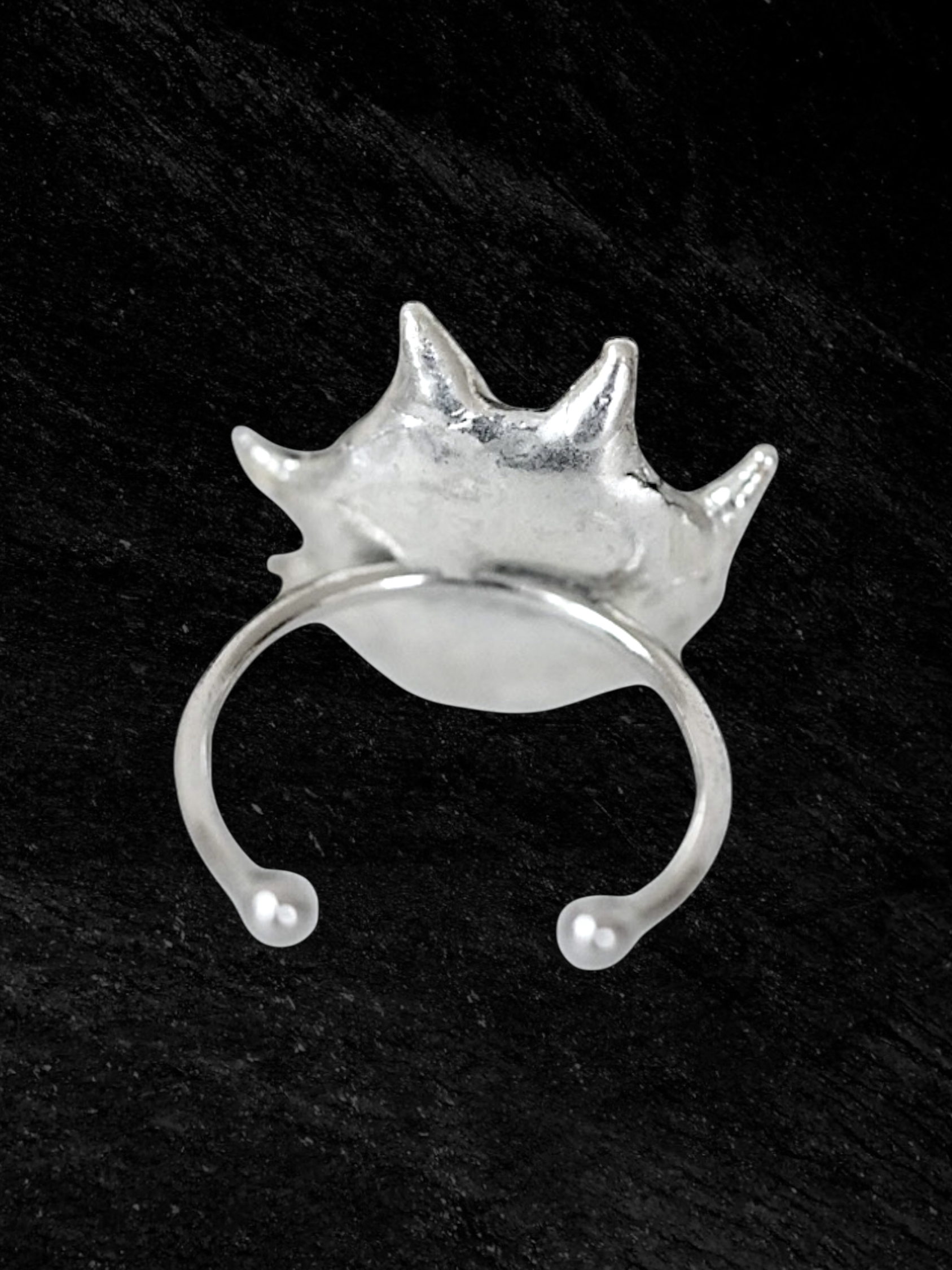 Moody Caged Shell Ring