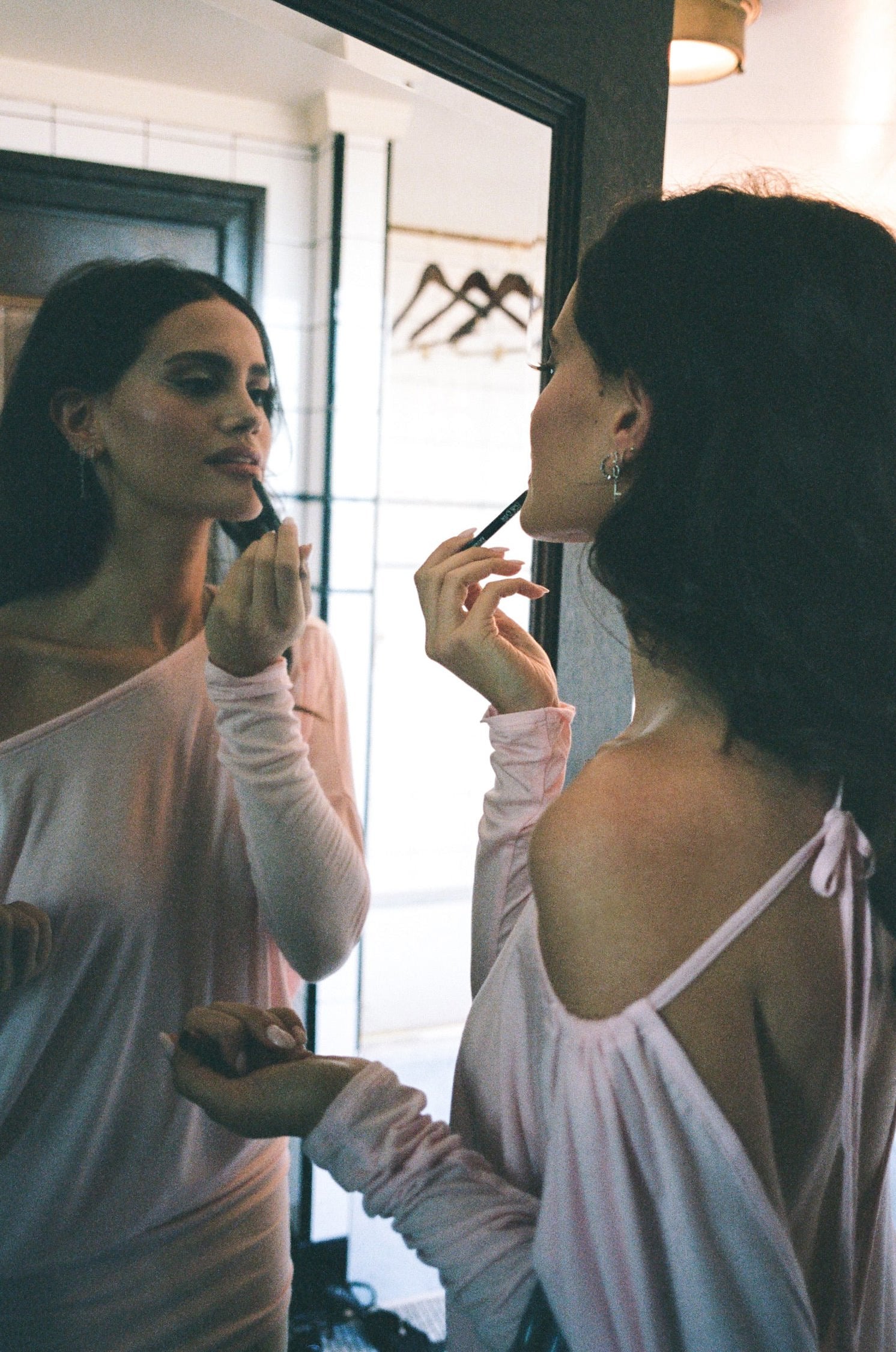 The Julia Dress in Ballet Pink