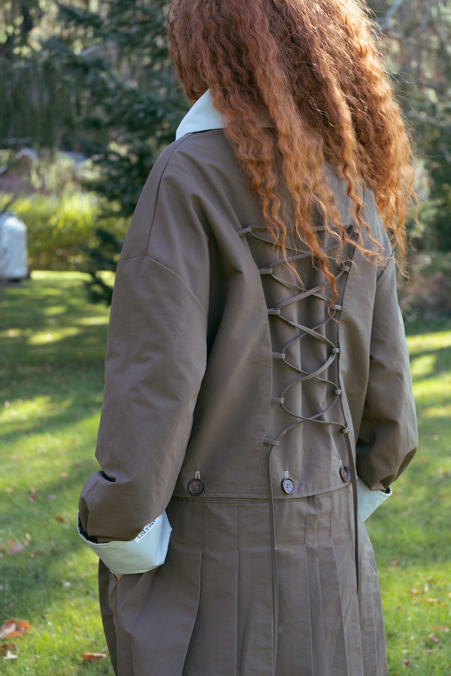 RAIN JACKET | ARCTIC MUD (LIGHT BLUE & BROWN)