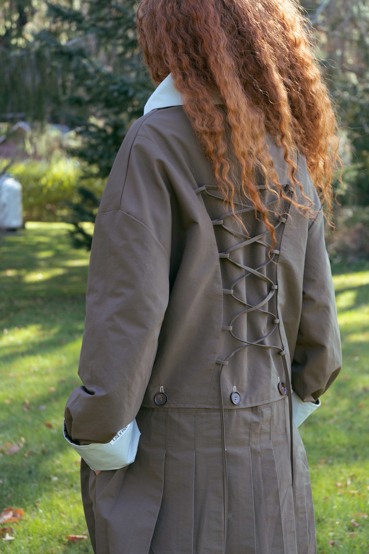 RAIN JACKET | ARCTIC MUD (LIGHT BLUE & BROWN)