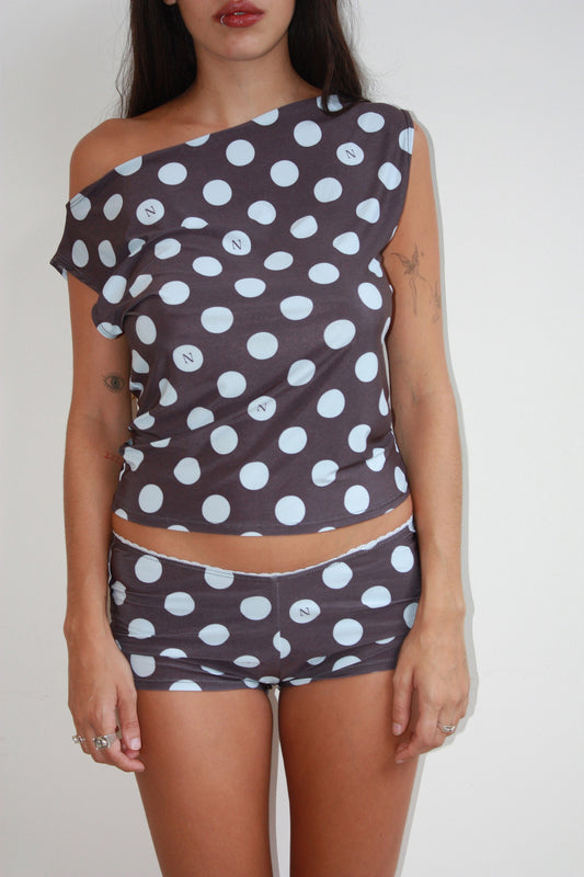 Polka dot top