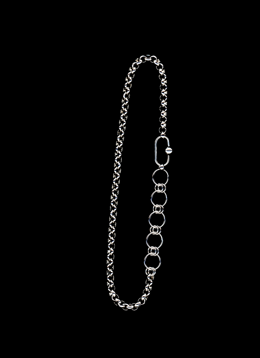 The Rowan - Chainmail Carabiner Chain