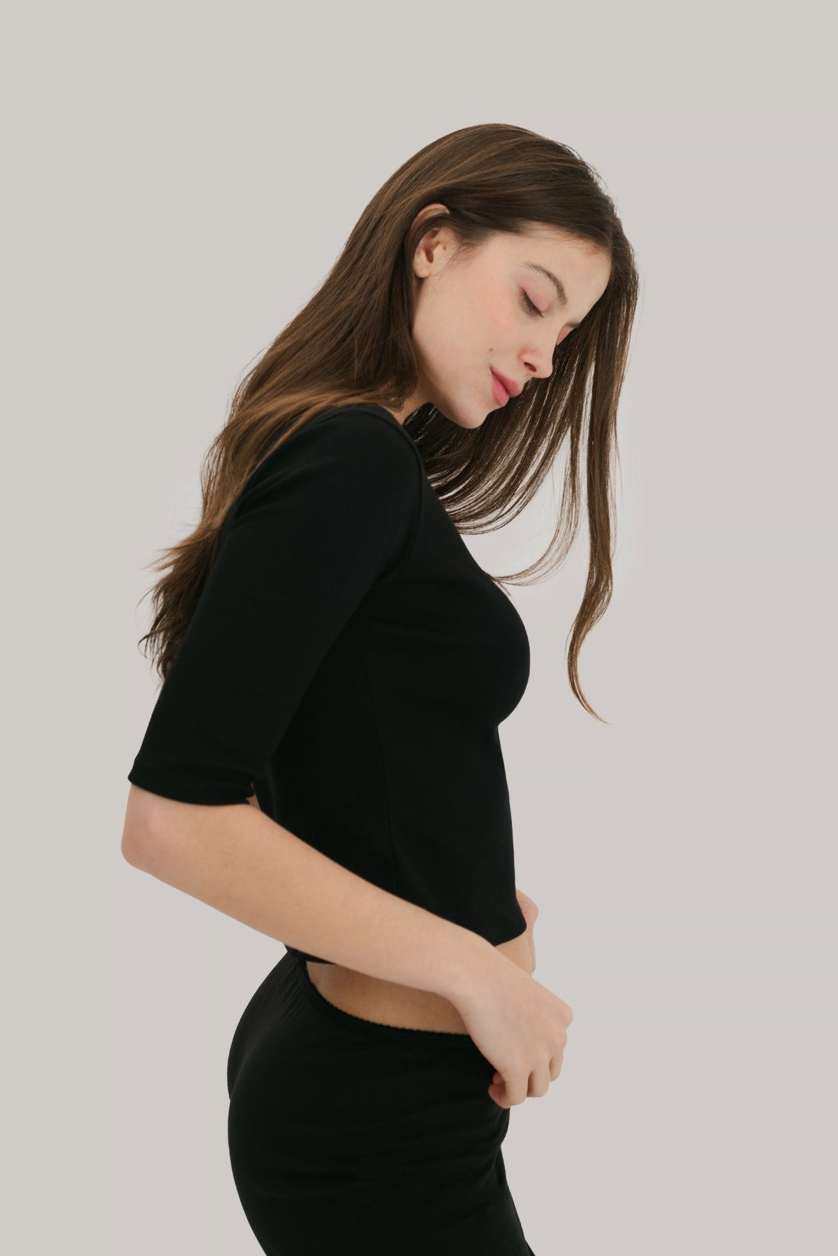 Vera 3/4 Sleeve V-Neck Top