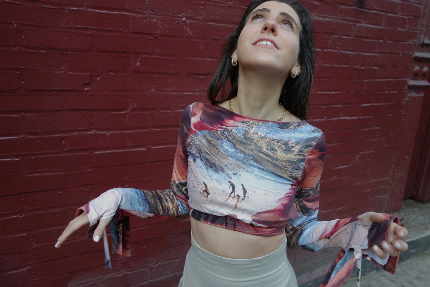 BLOOMING LONG SLEEVE TOP