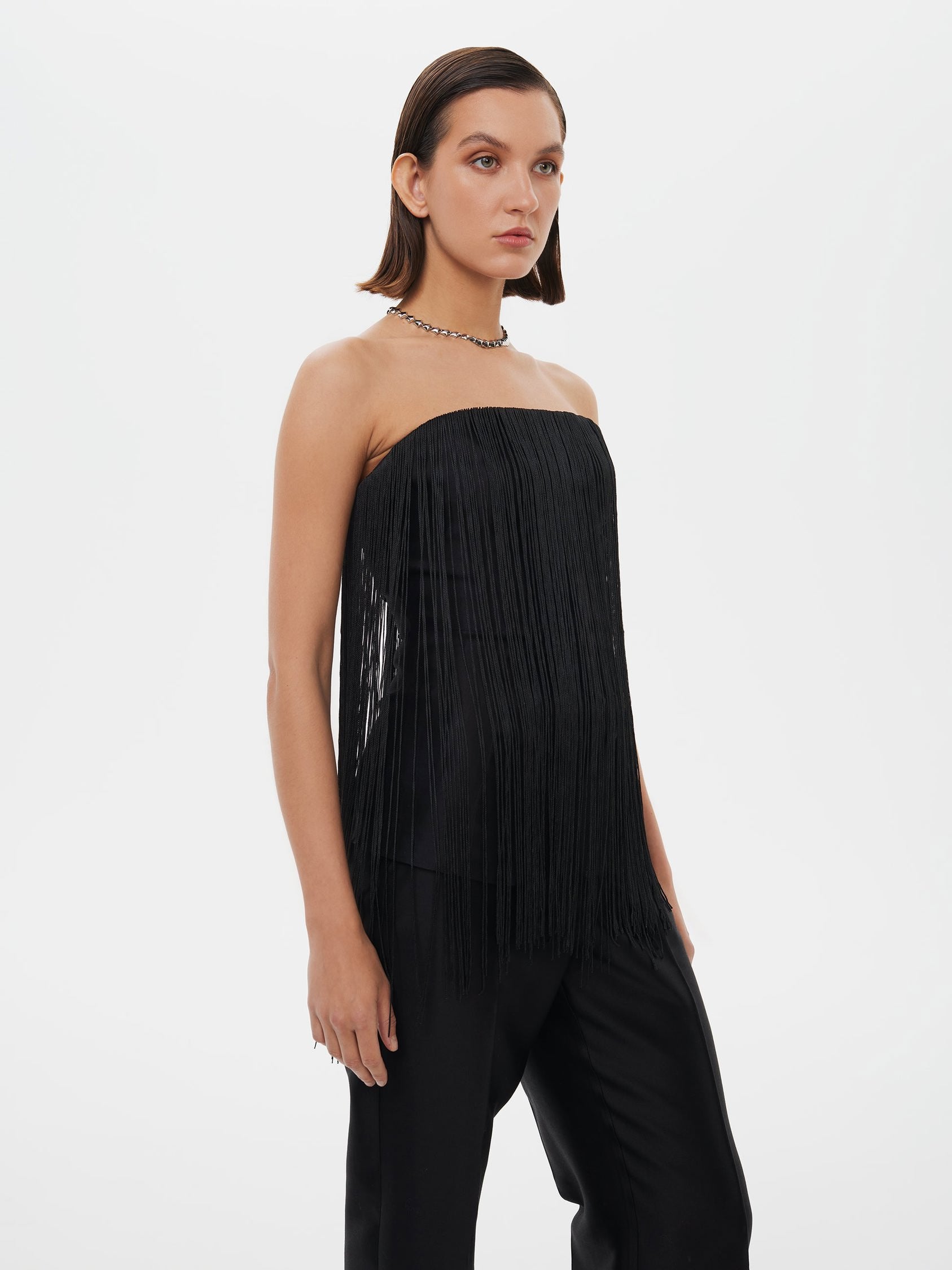 Wild Willow Corset Top in Black