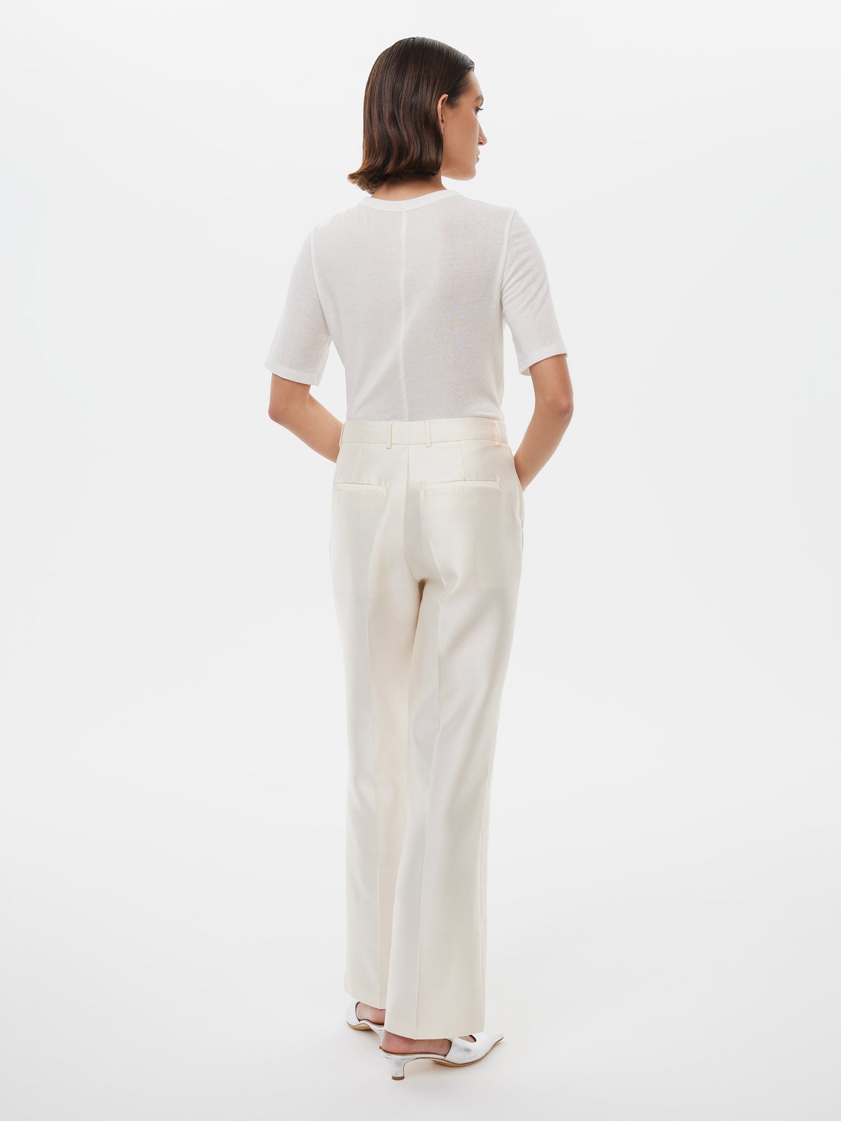 The Botanist’s Trousers in Starlight White