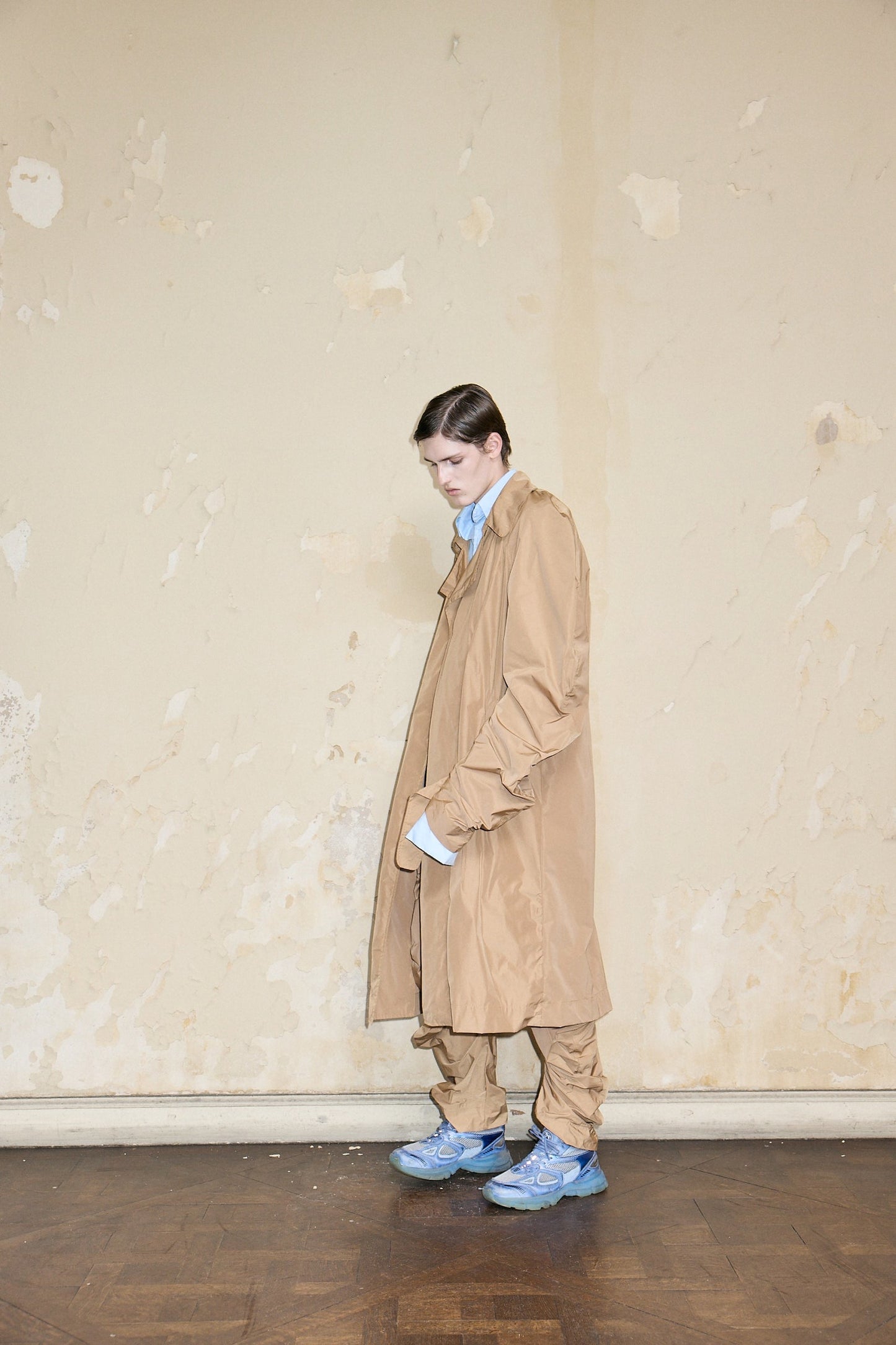 TRENCH TEMPLE BEIGE