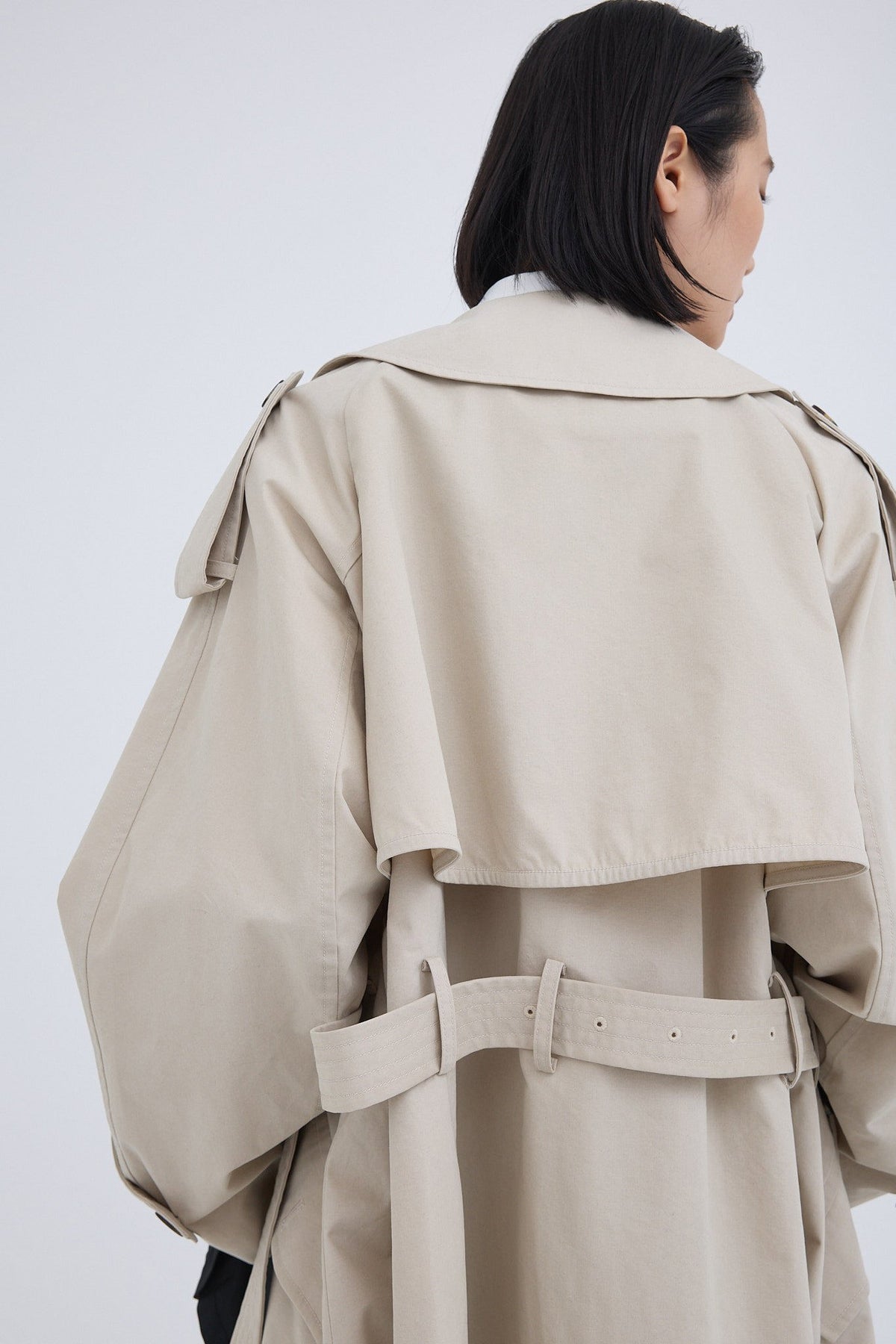 Umbrella trench coat
