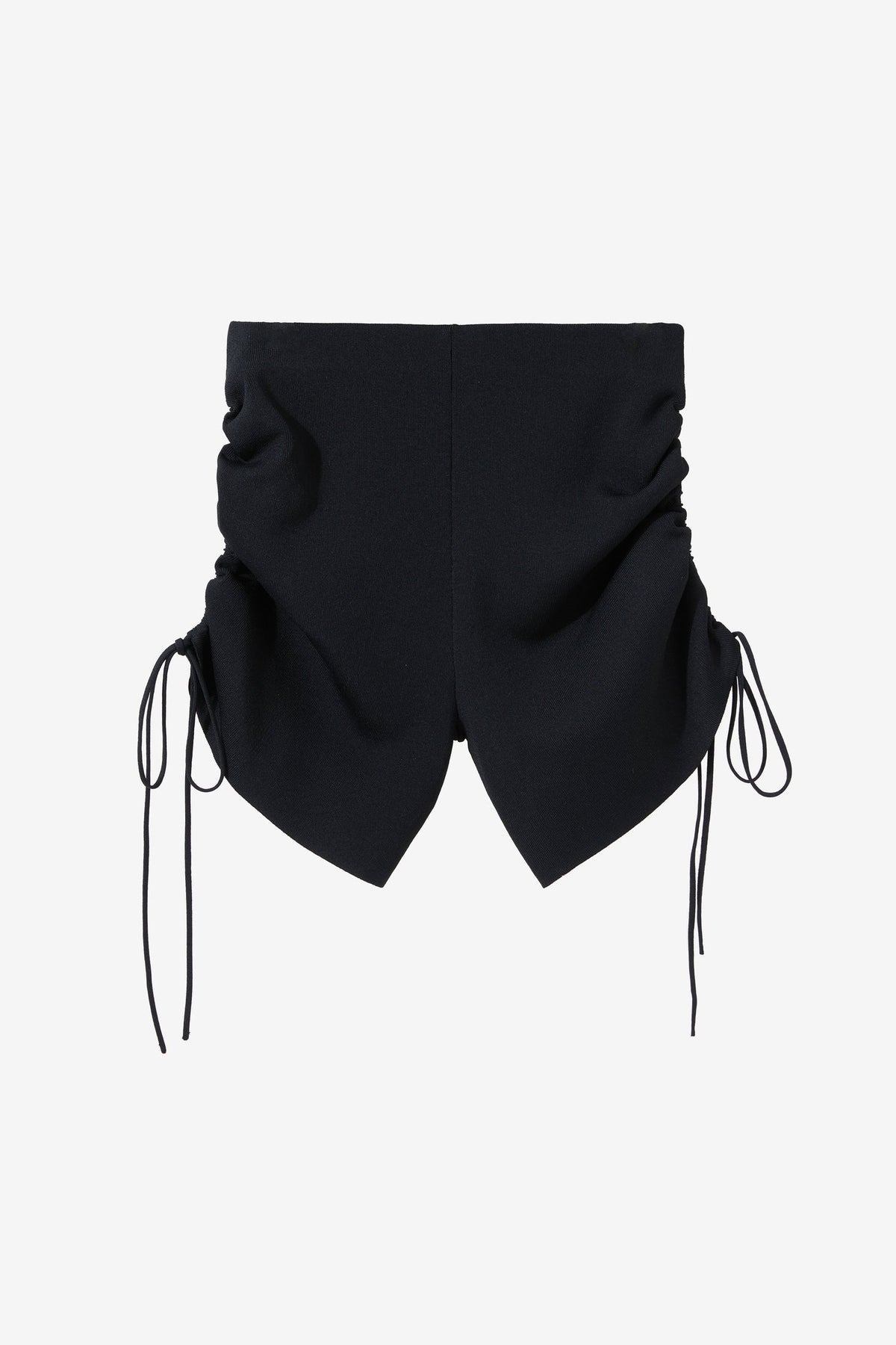 Drawstrings Knit Shorts - Black