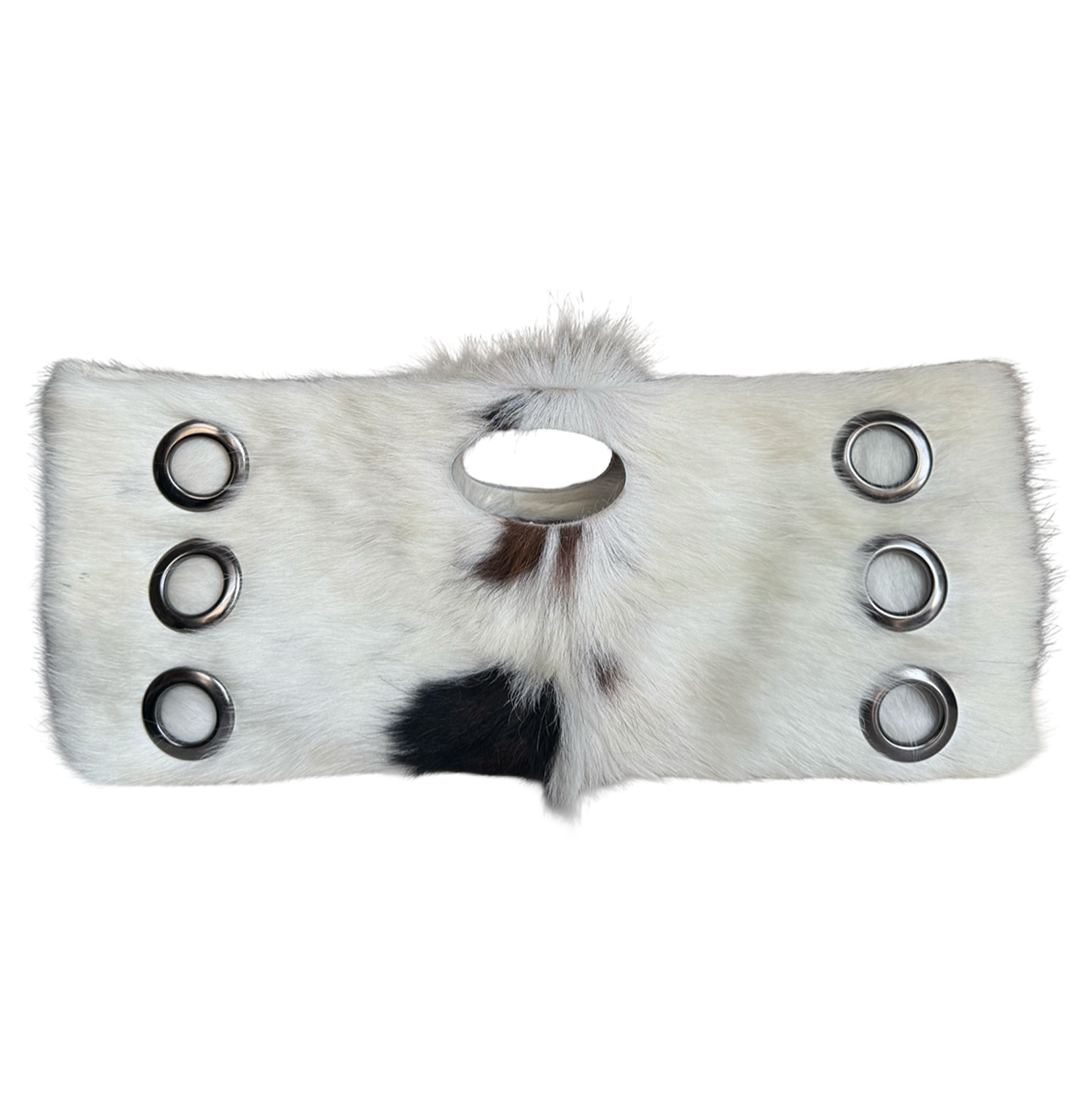 La Grommette Clutch - White Pinto