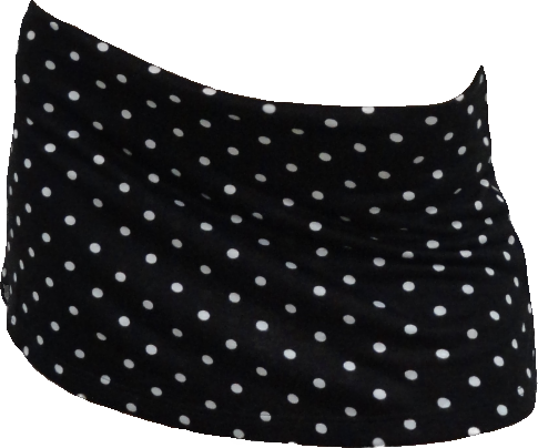 Olympia Skirt in Black Polka Dot