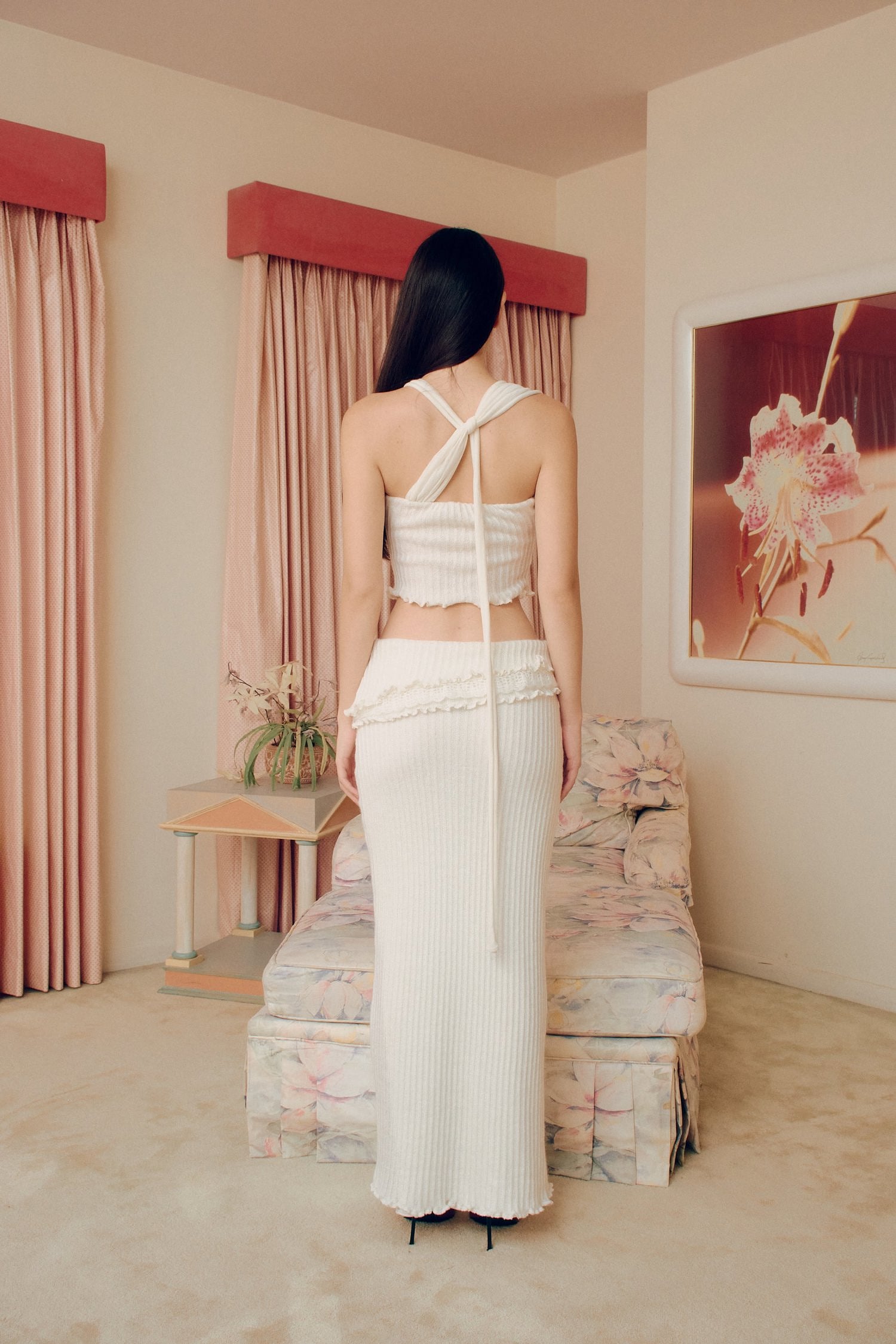 Milky Knit Long Skirt