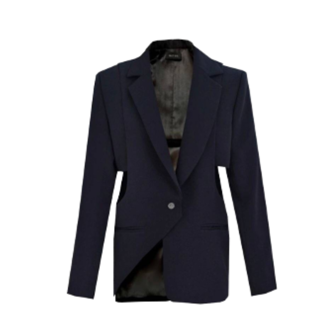 Asymmetrical Bi-Layered Blazer