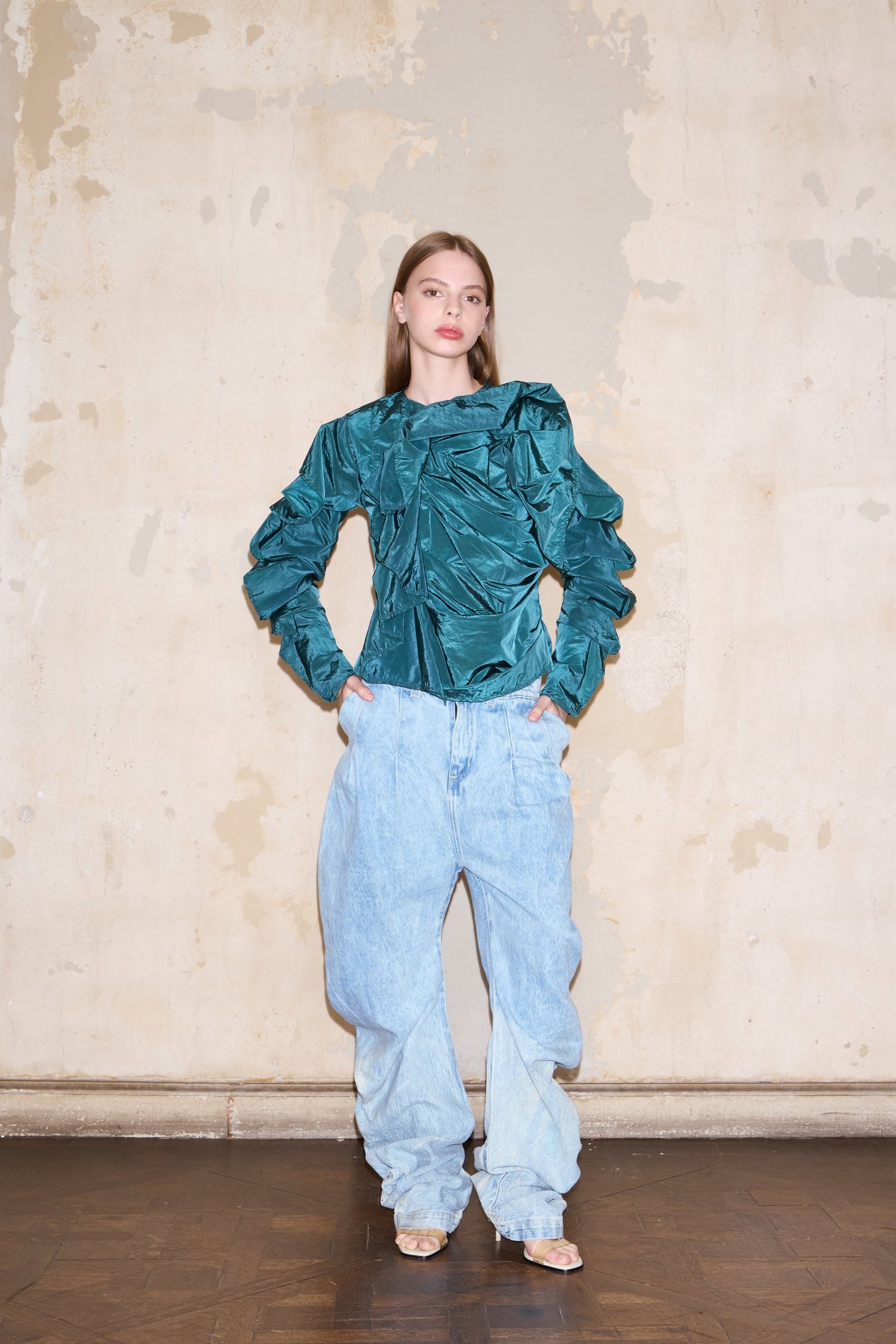 CERVANTES BLOUSE GREEN