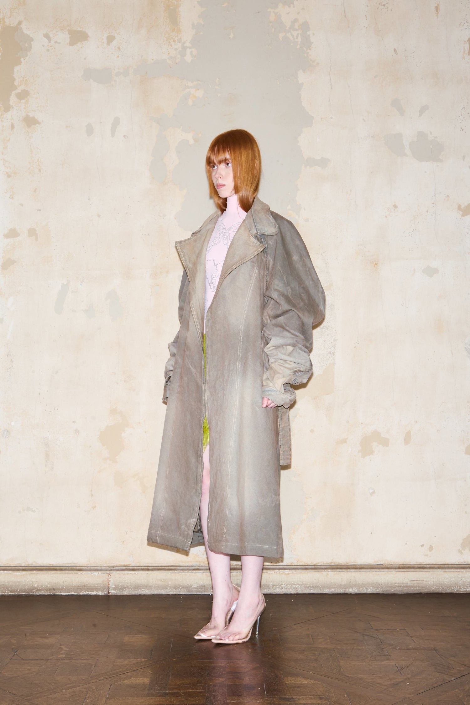 TRENCH TEMPLE OXID GREEN