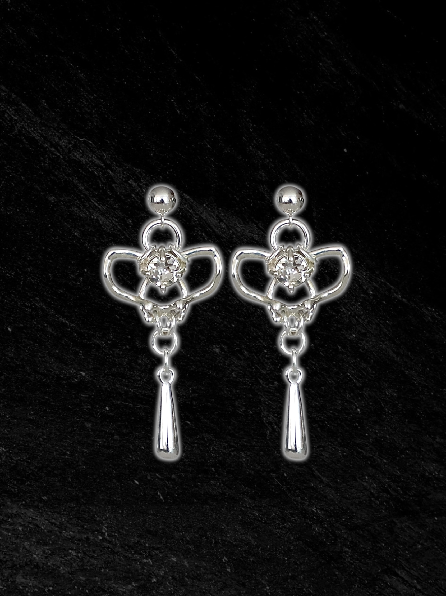 Dangling Organic Spine Earrings S925