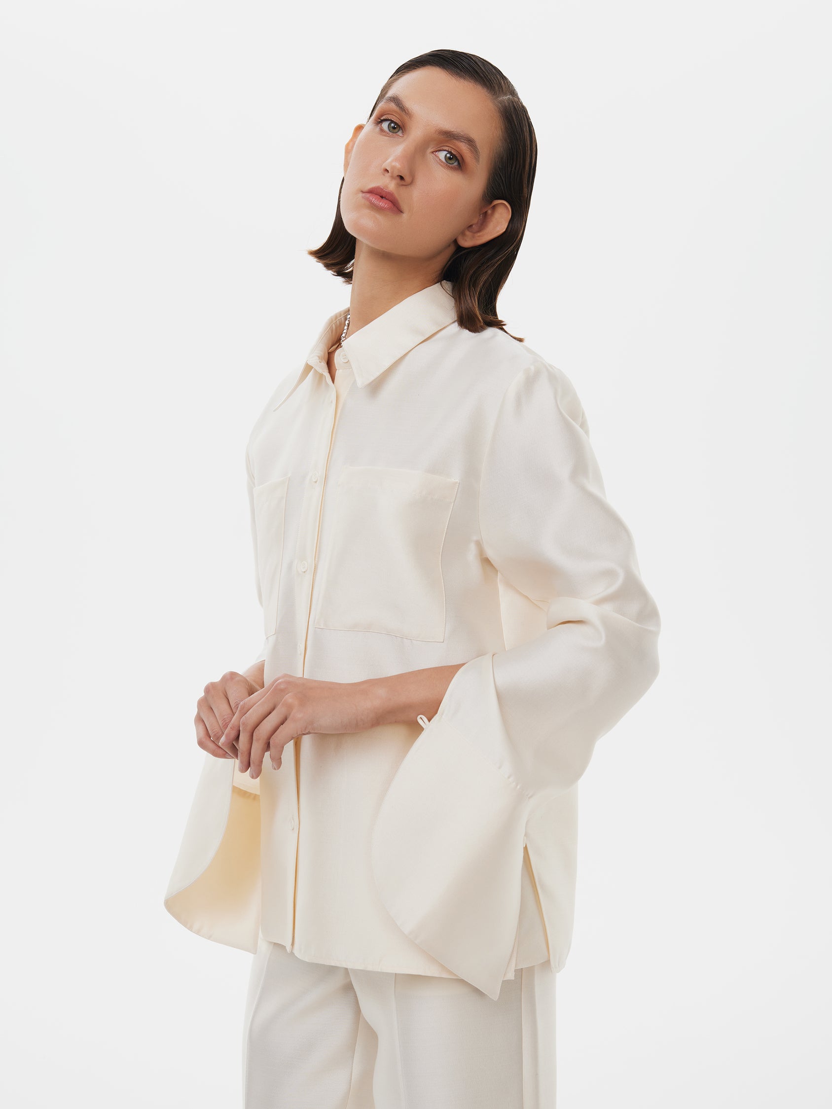 Calla Shirt in Starlight White
