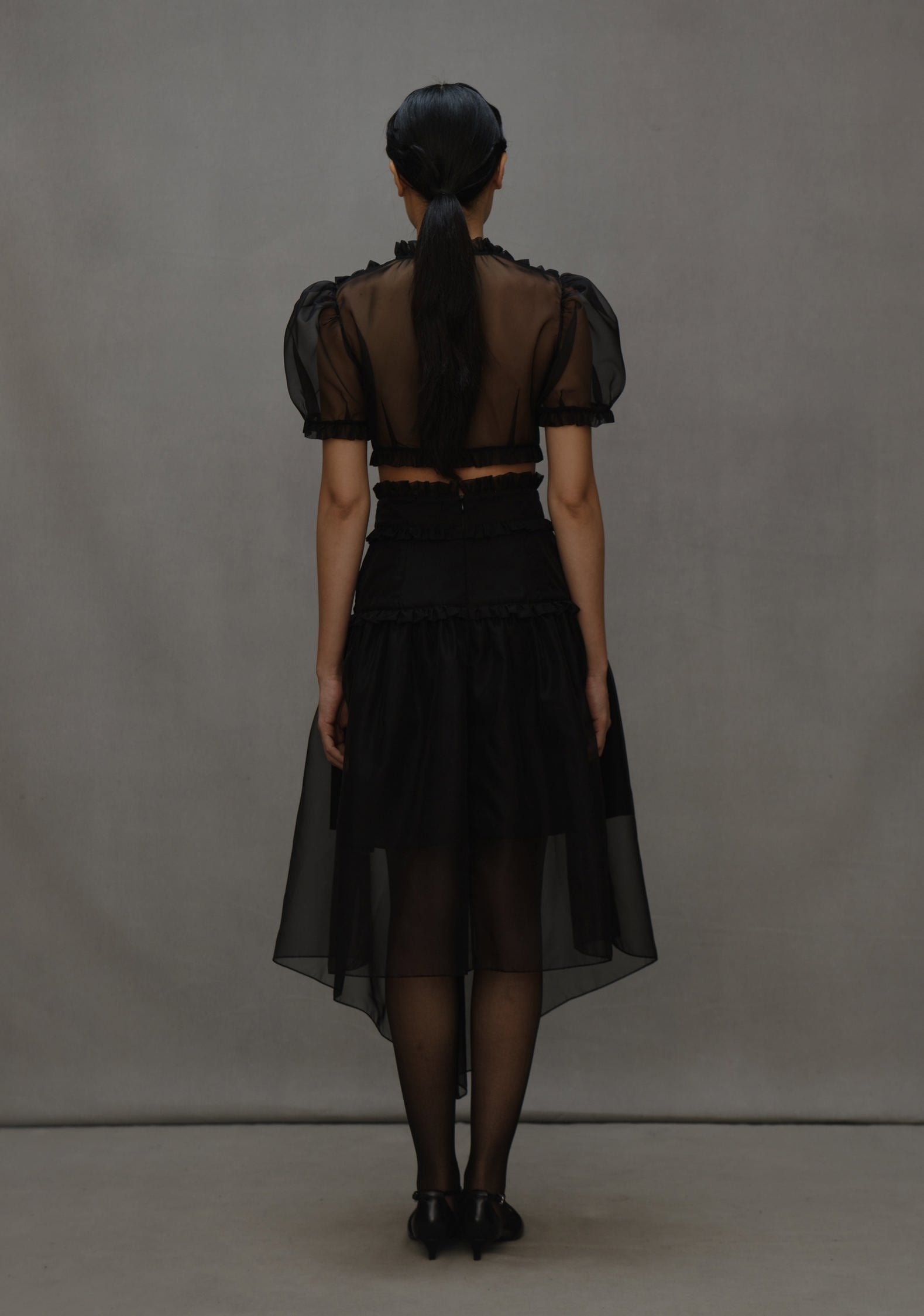 VASILISSA TOP IN ORGANZA