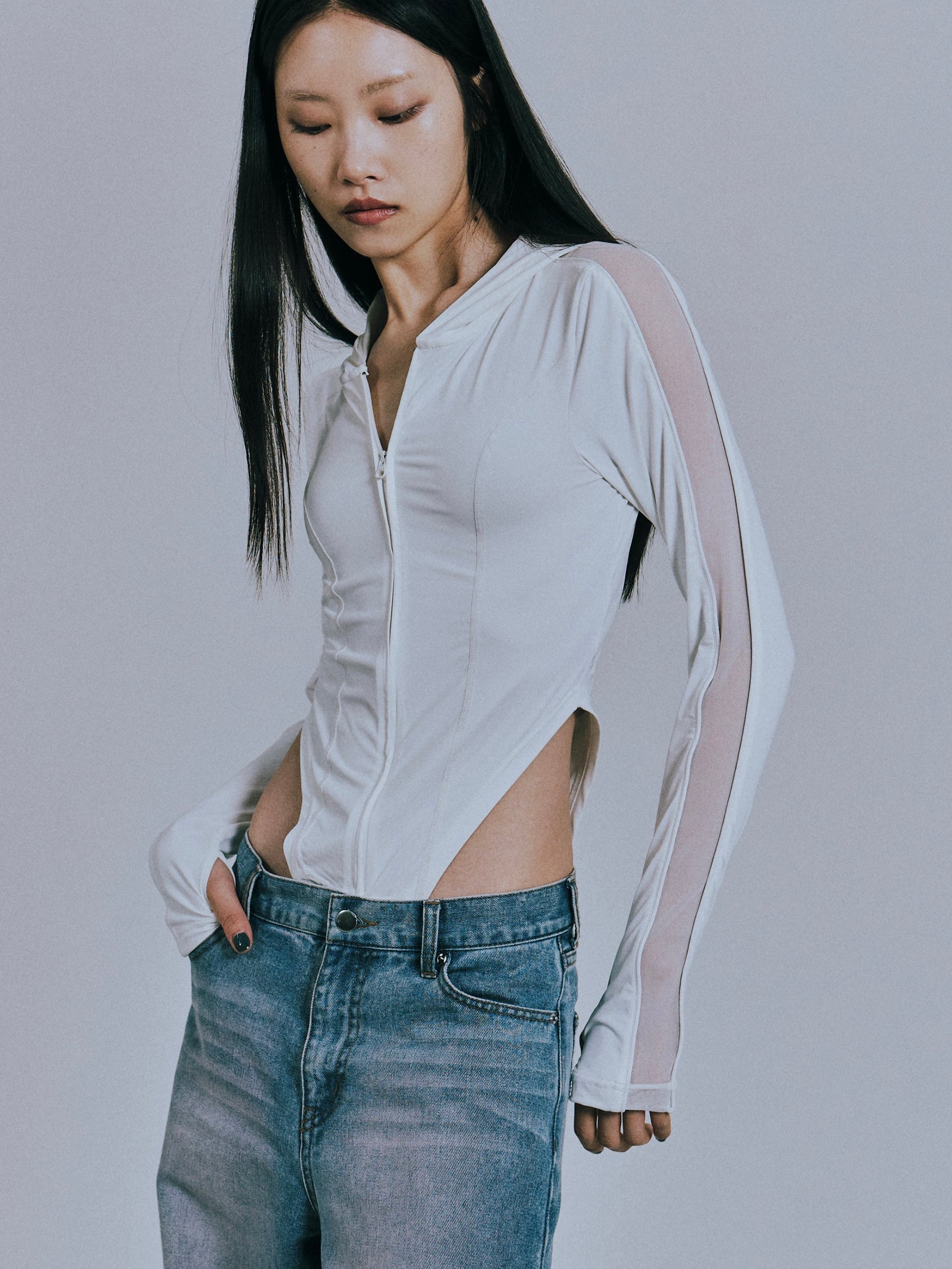 Zip up hoodie