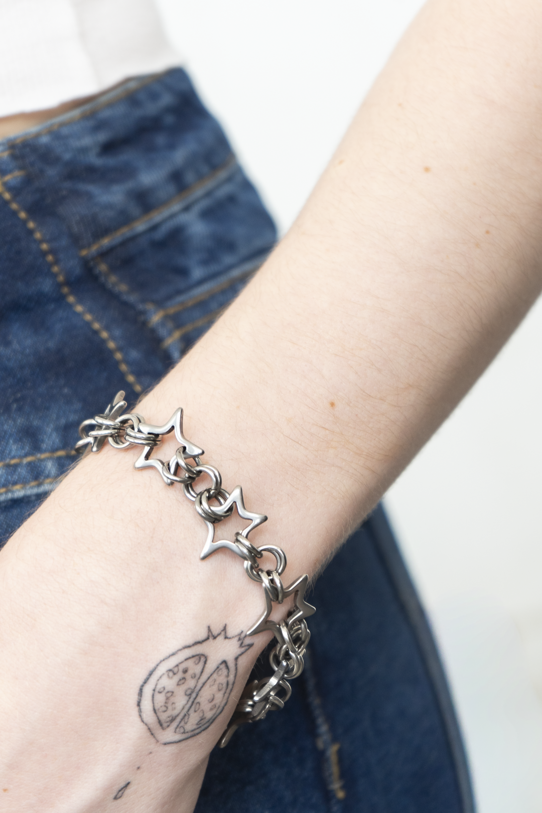 Starlight Viper - Chainmail Star Bracelet