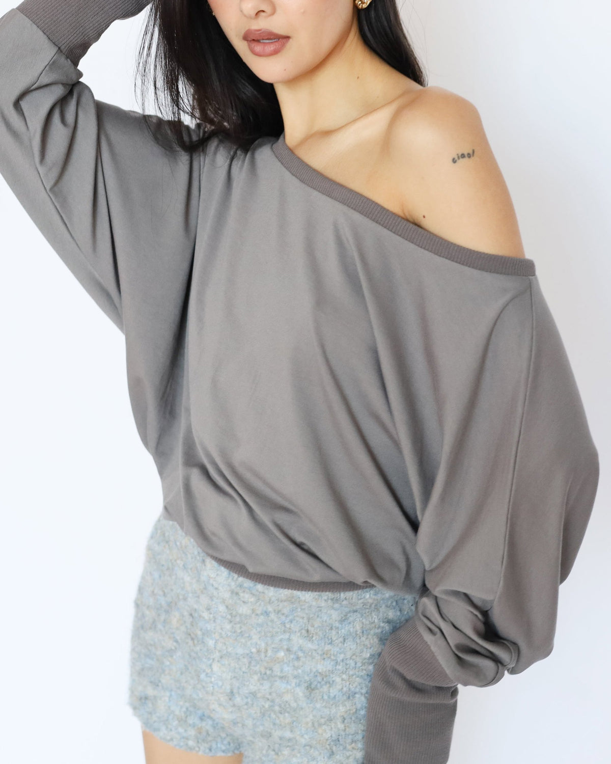 CARMEN top - nice grey