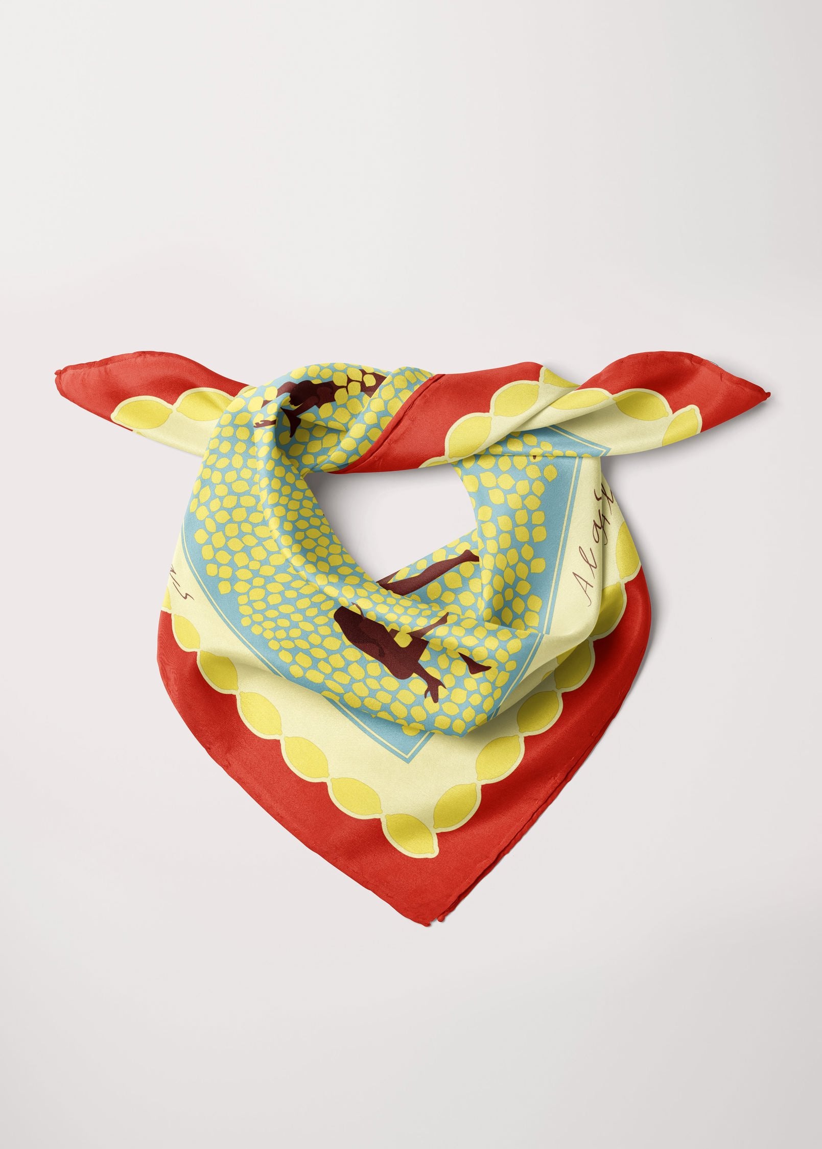Silk Bandana 'Bathers'