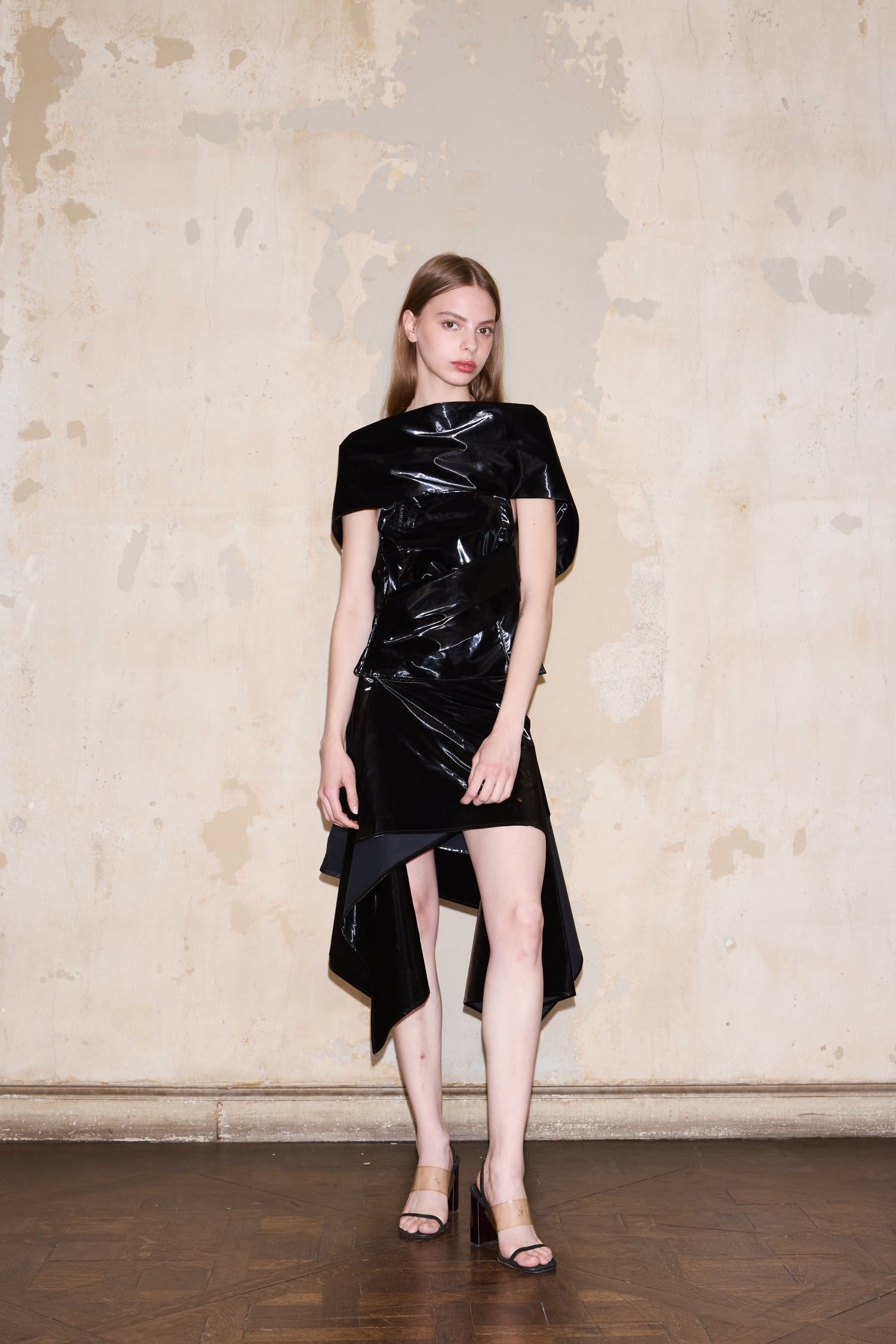 BUENOS AIRES BLOUSE BLACK SATIN