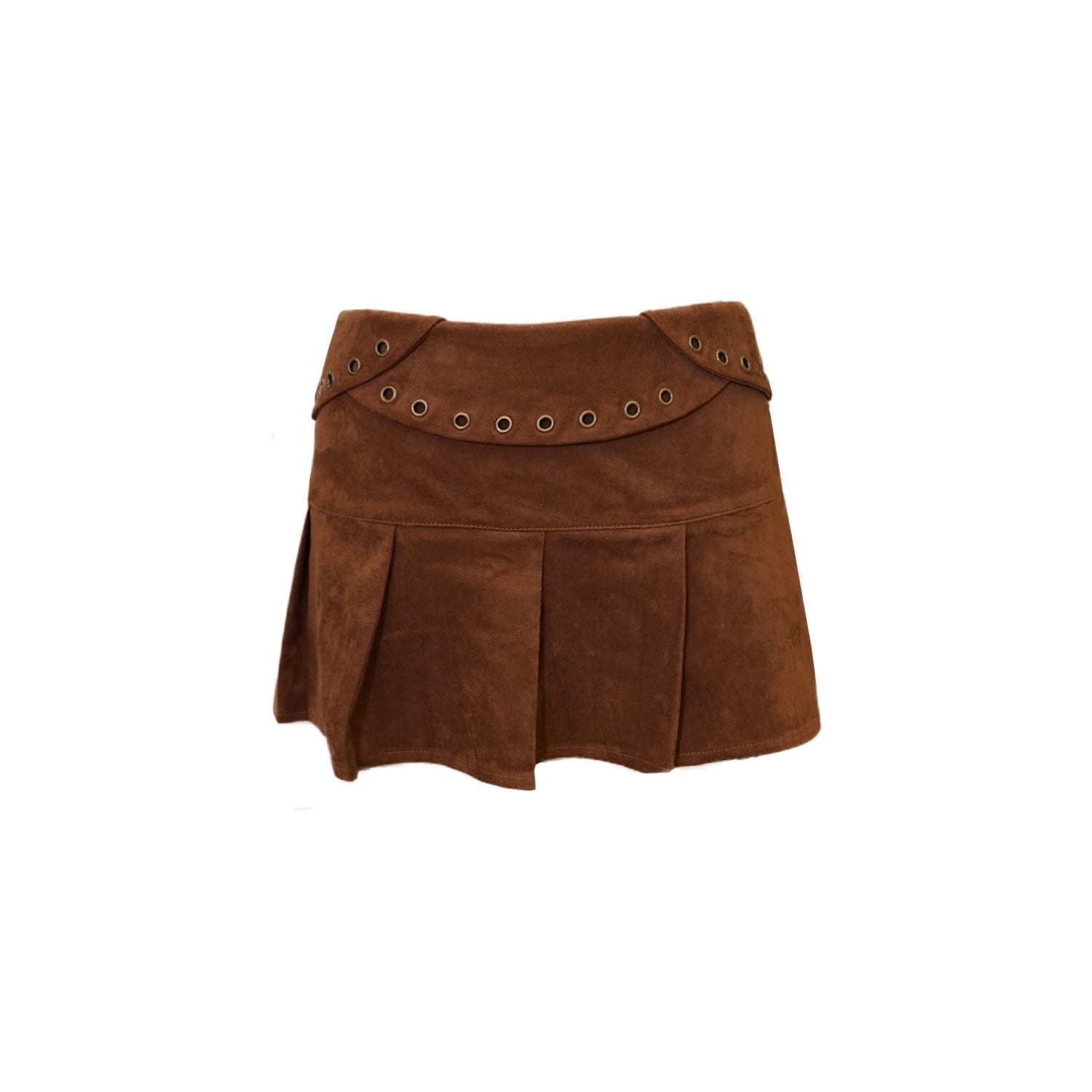 Suede Attic Box Skirt